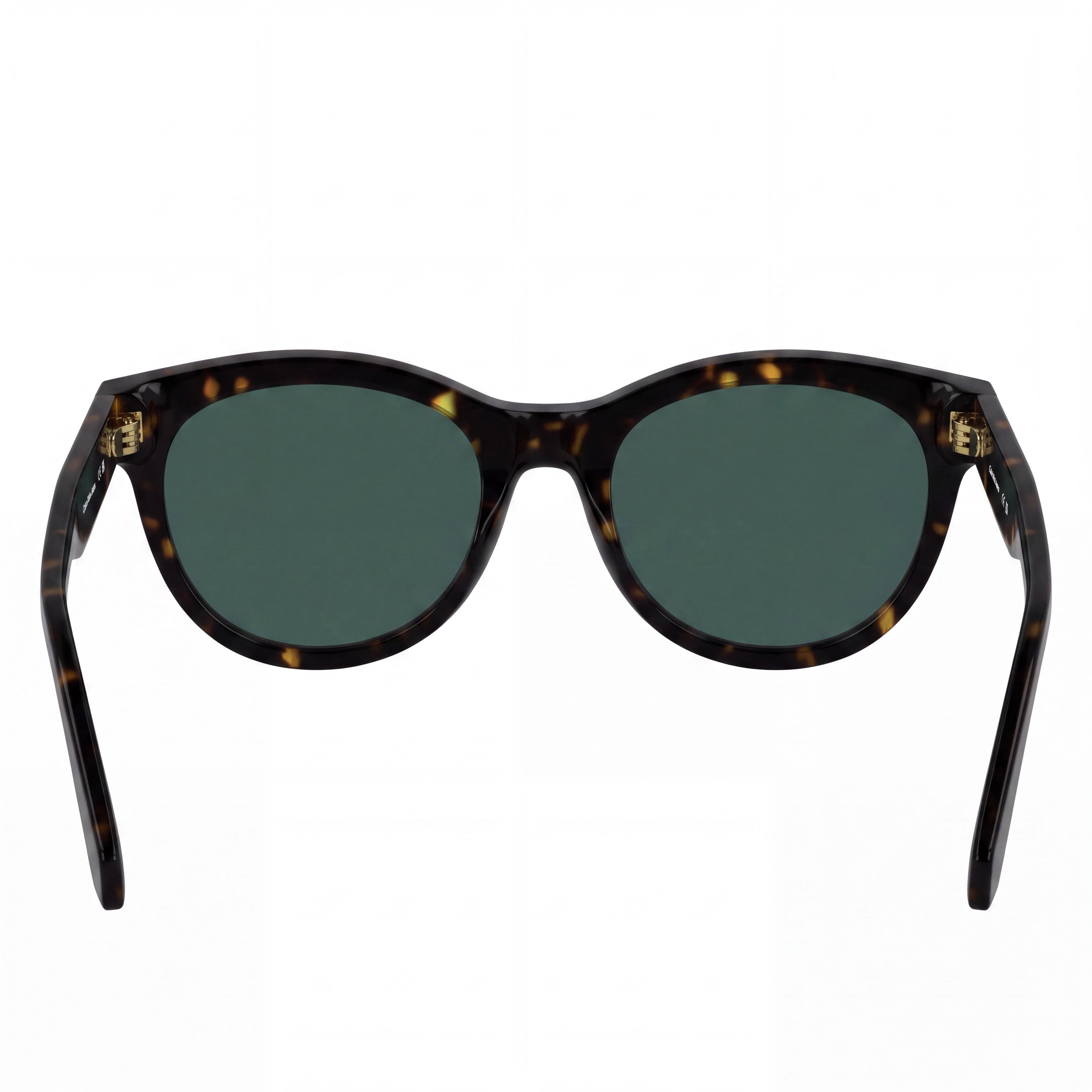 Calvin Klein Jeans Ckj26600s Women's Round Havana Plastic UV Protected Sunglasses with Solid Petrol TRITAN RENEW Lenses 53mm, Photo 4