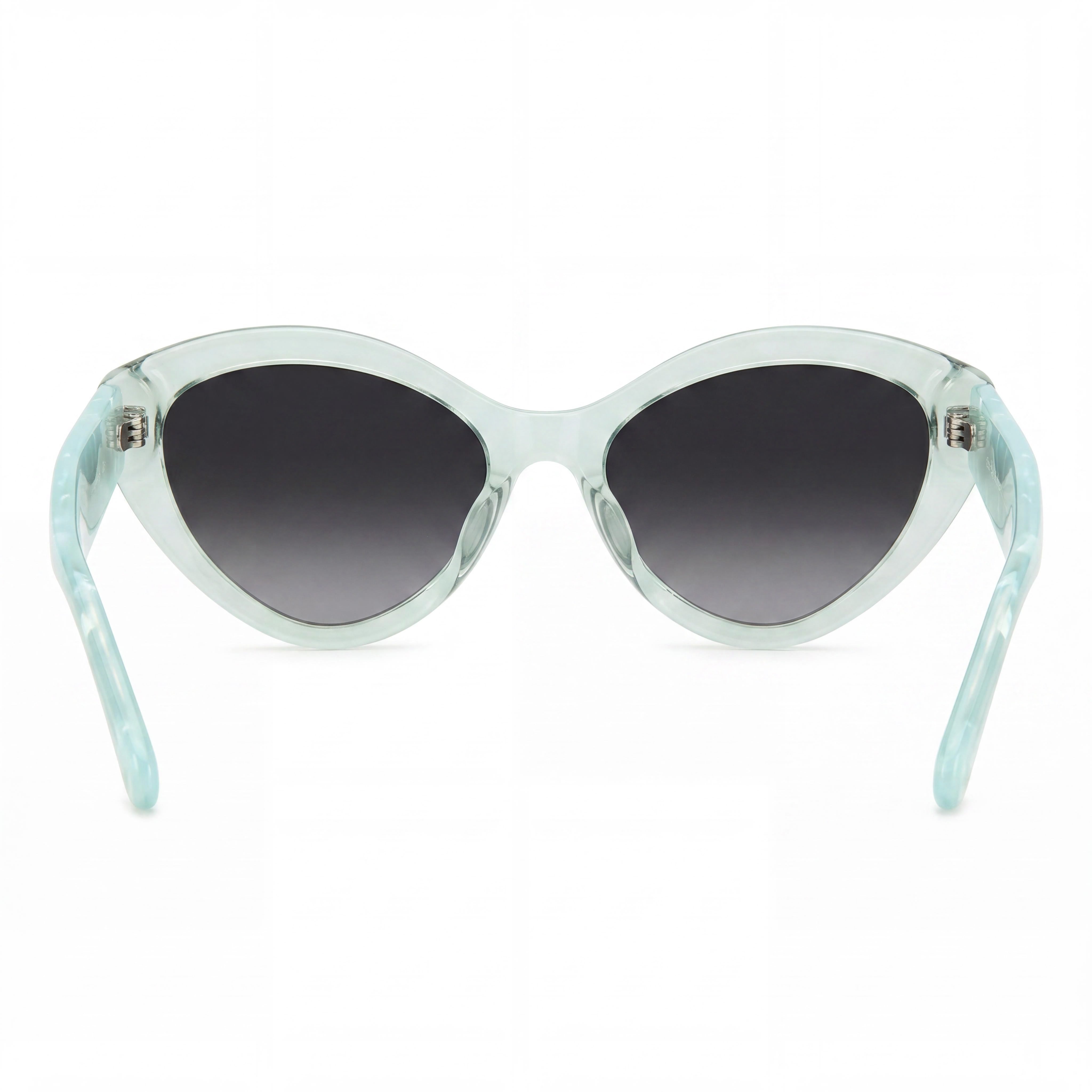 Gafas de sol de acetato teal para mujer Kate Spade New York de temporada con protección UV, gris oscuro sombreado de 55 mm, Photo 3