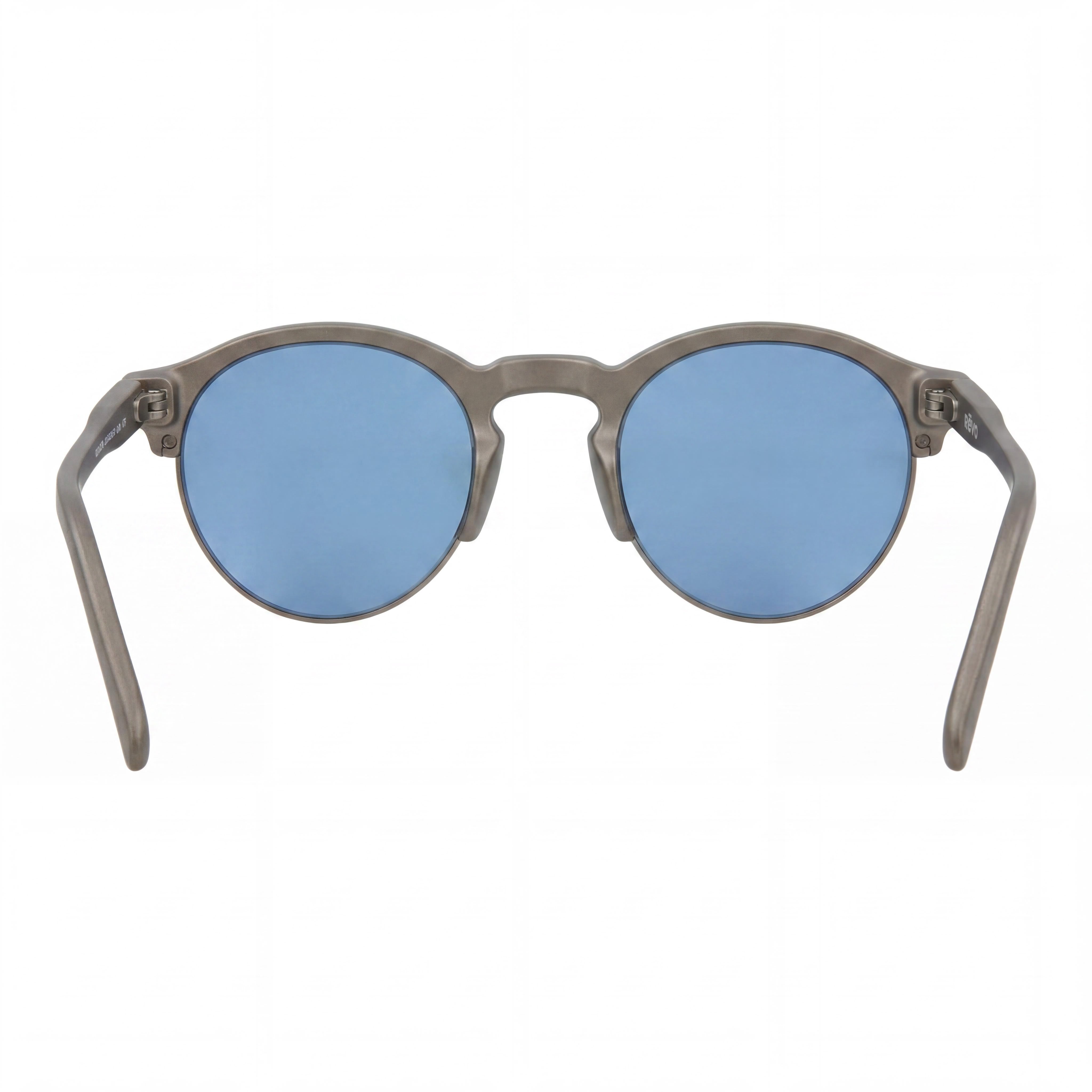Revo Women's Re 1066 Reign Round Plastic Matte Pewter Polarized UV Protection Sunglasses 49mm, Photo 4