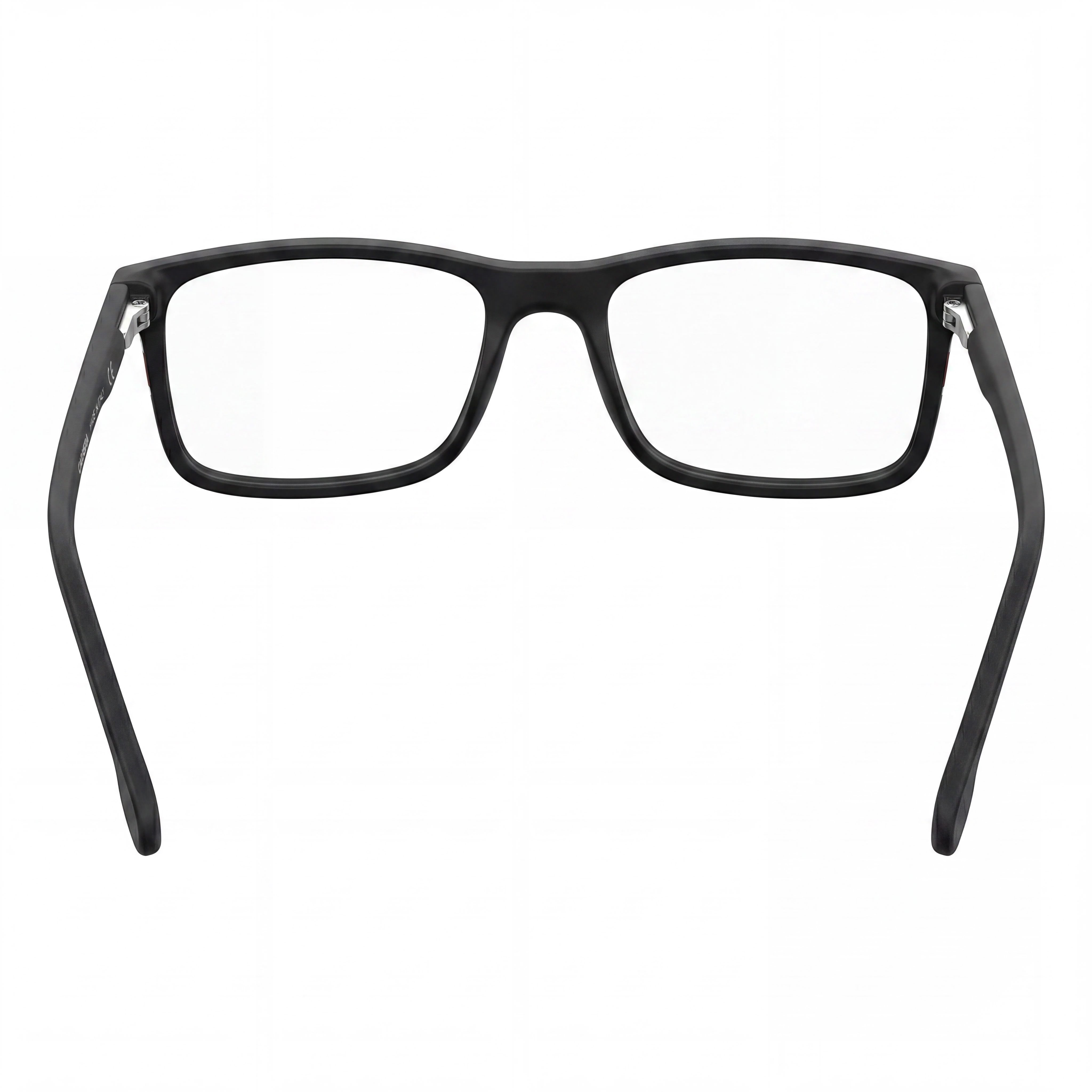 Gafas graduadas de plástico negro mate Carrera 175/N para hombre con patillas con logo, 55 mm, Photo 3