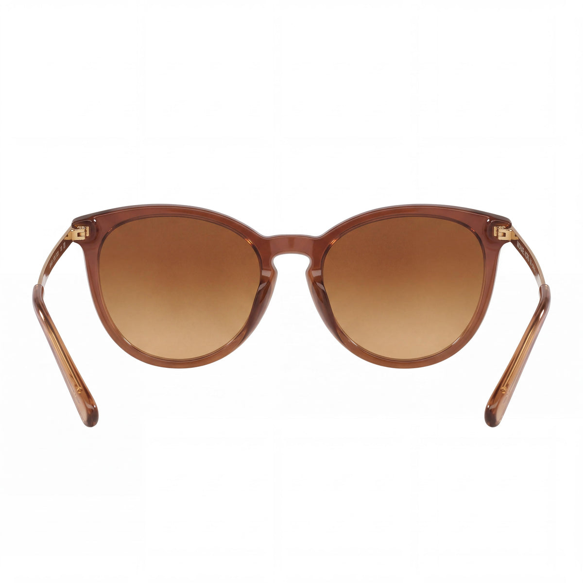 Michael Kors 2080u Chamonix Women's Round Plastic UV Protection Sunglasses Dusty Rose Light Brown/Purple Amber Gradient 56mm, Photo 3