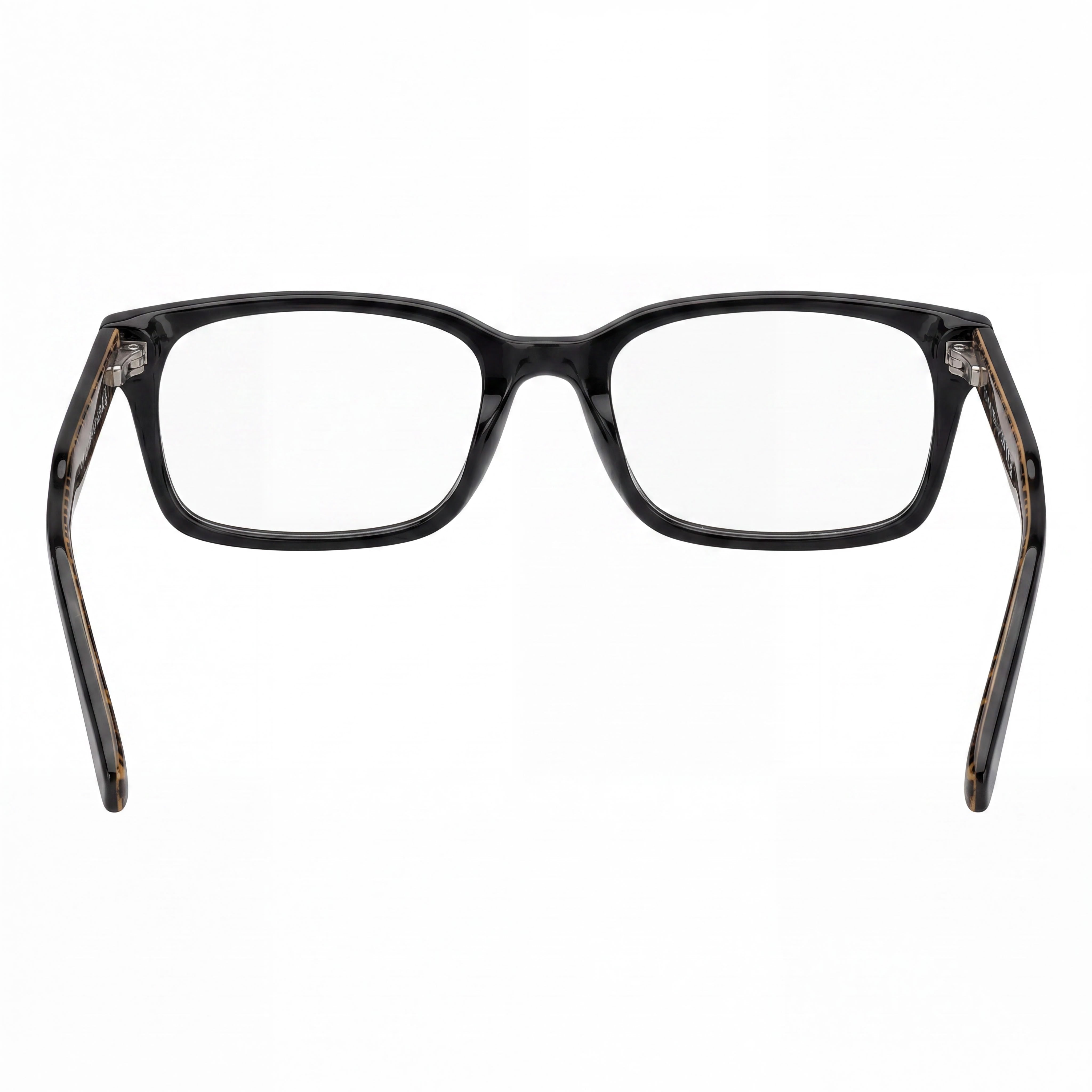 Gafas Tommy Hilfiger de acetato para mujer, montura marrón con diseño negro, ancho de lente de 52 mm, Photo 3