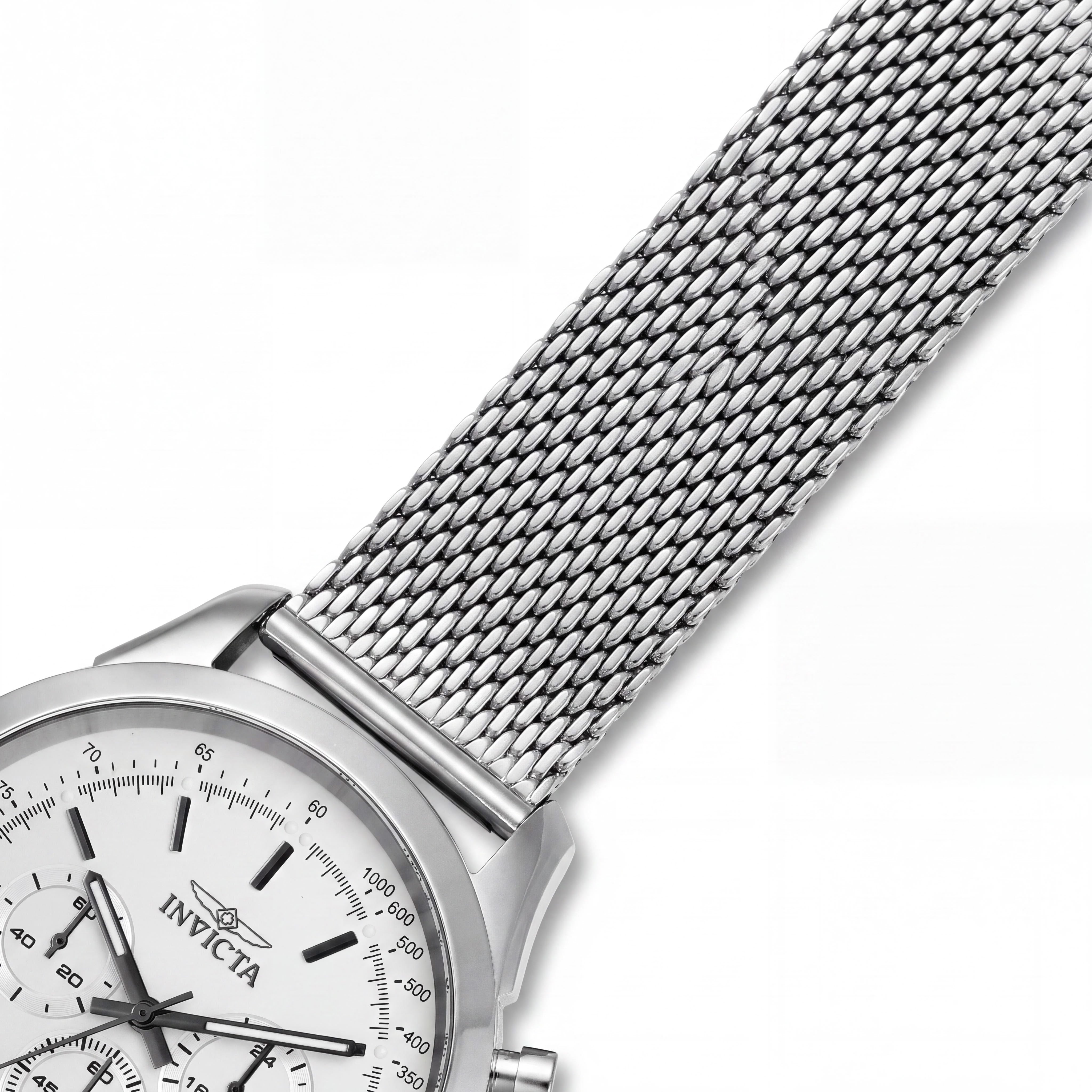 Invicta 25222 Men's Speedway Chronograph Watch - Silver Stainless Steel, Swiss Quartz Movement, 100m Water Resistant, Photo 3