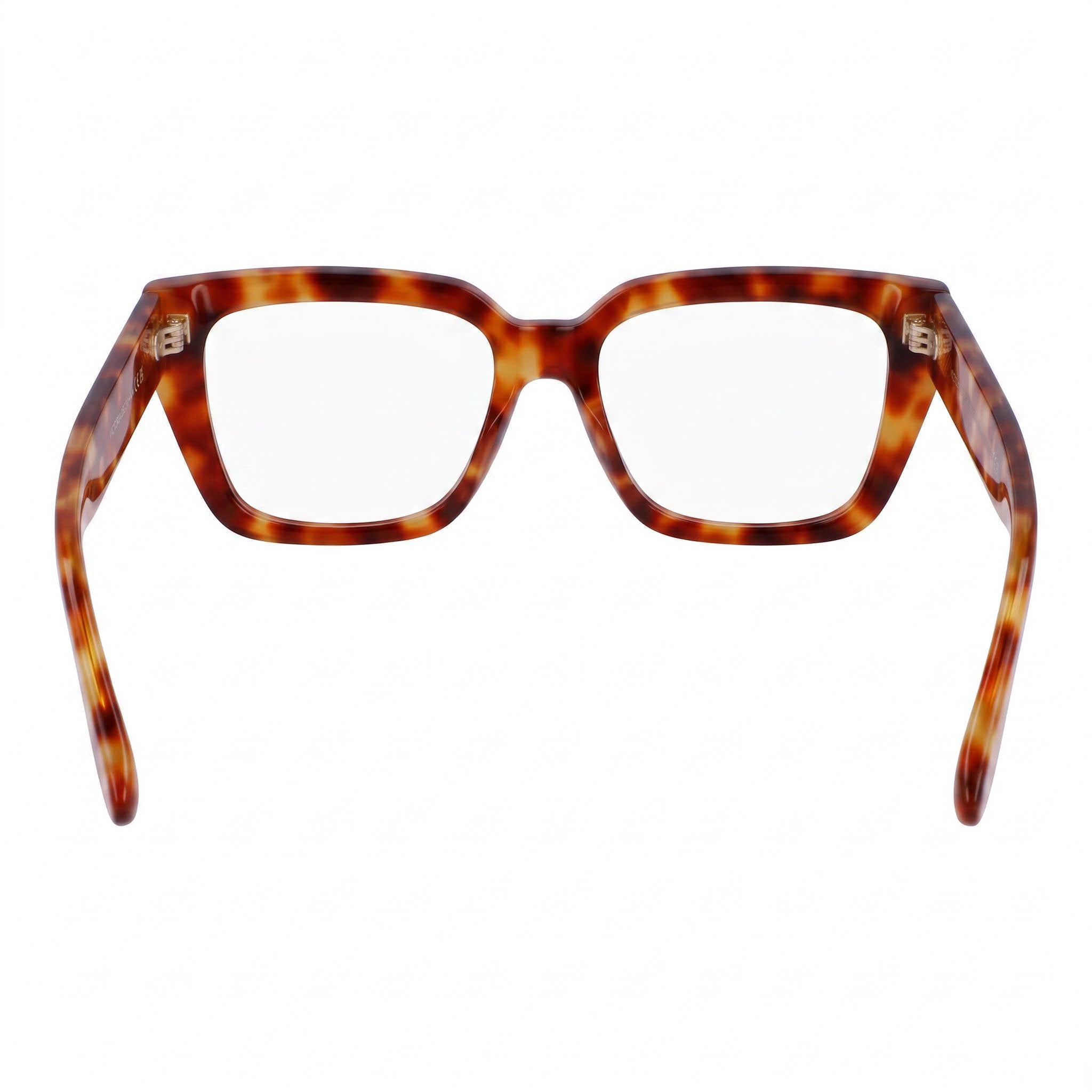 Gafas ópticas de acetato modernas para hombre Victoria Beckham en color Habana rubio, 54 mm de ancho de lente, Photo 3