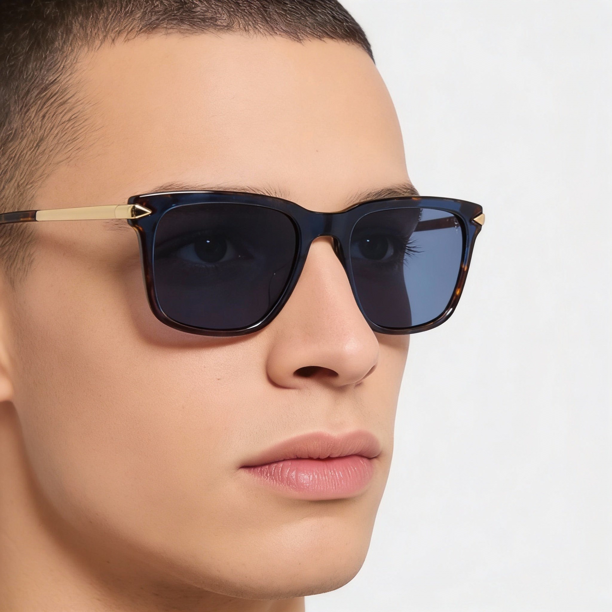 rag & bone Rnb5044/s Men’s Blue Havana Acetate Sunglasses 53mm, Photo 4