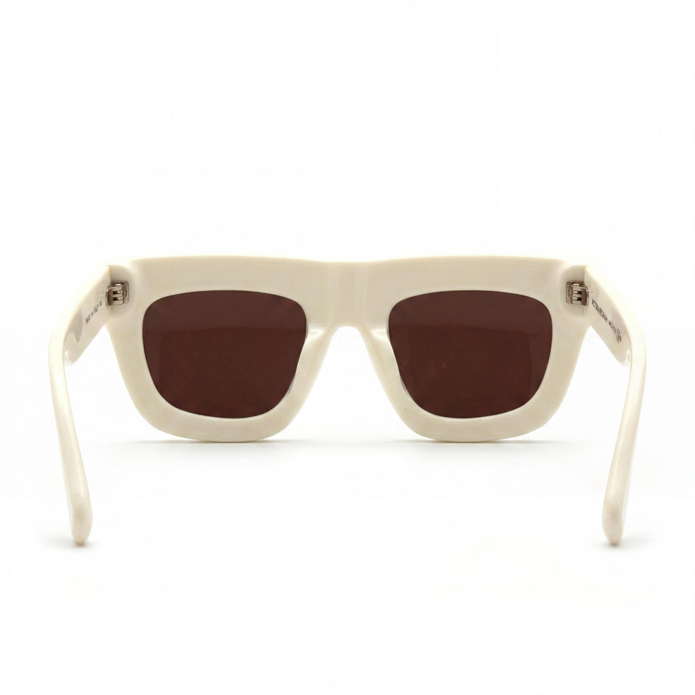 Gafas Victoria Beckham Modern para mujer con montura de acero de aleación y lentes de policarbonato no polarizado color marfil de 51 mm