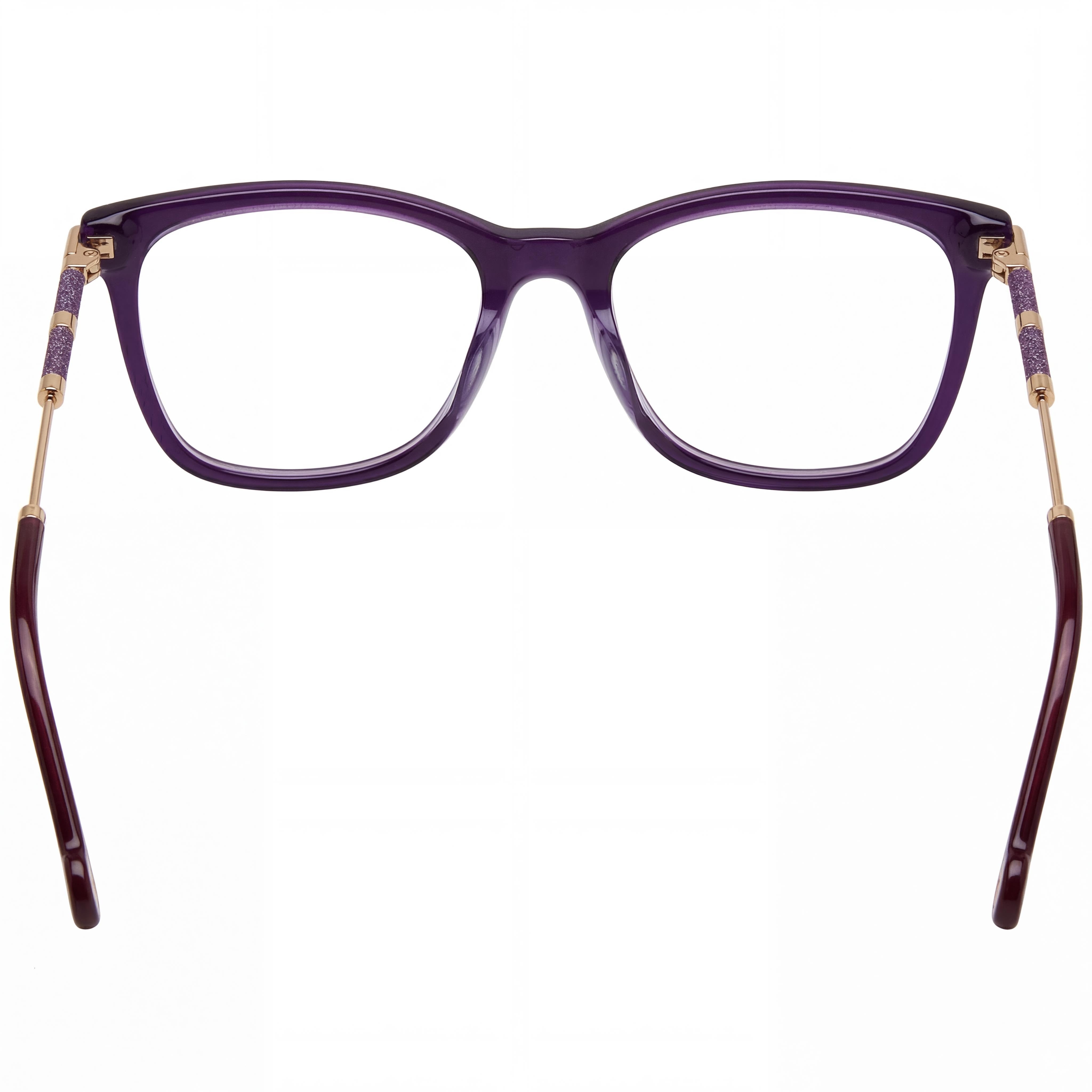 Carolina Herrera Her 0151 Unisex Acetate Violet Glitter 54mm, Photo 2