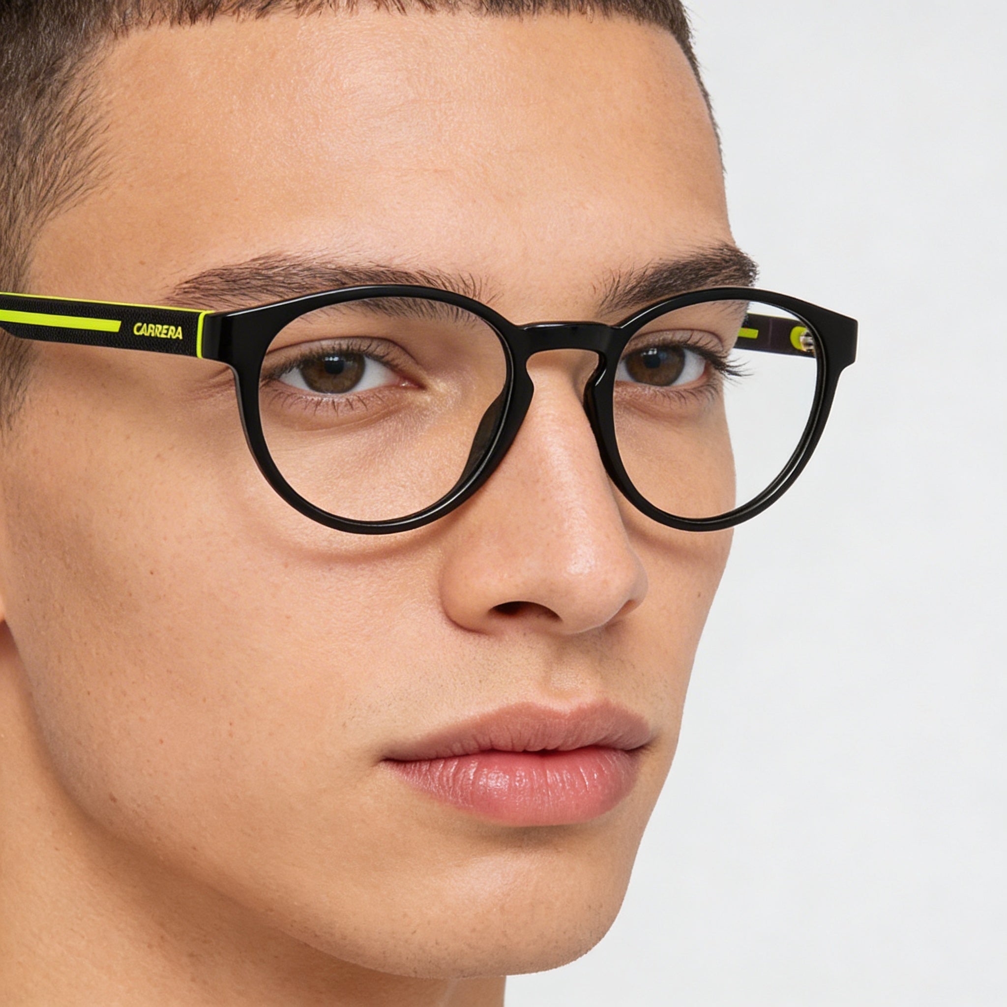 Carrera CARRERA 8886 Unisex Casual Black Green injection/propionate Eyeglasses 50/20/145, Photo 4
