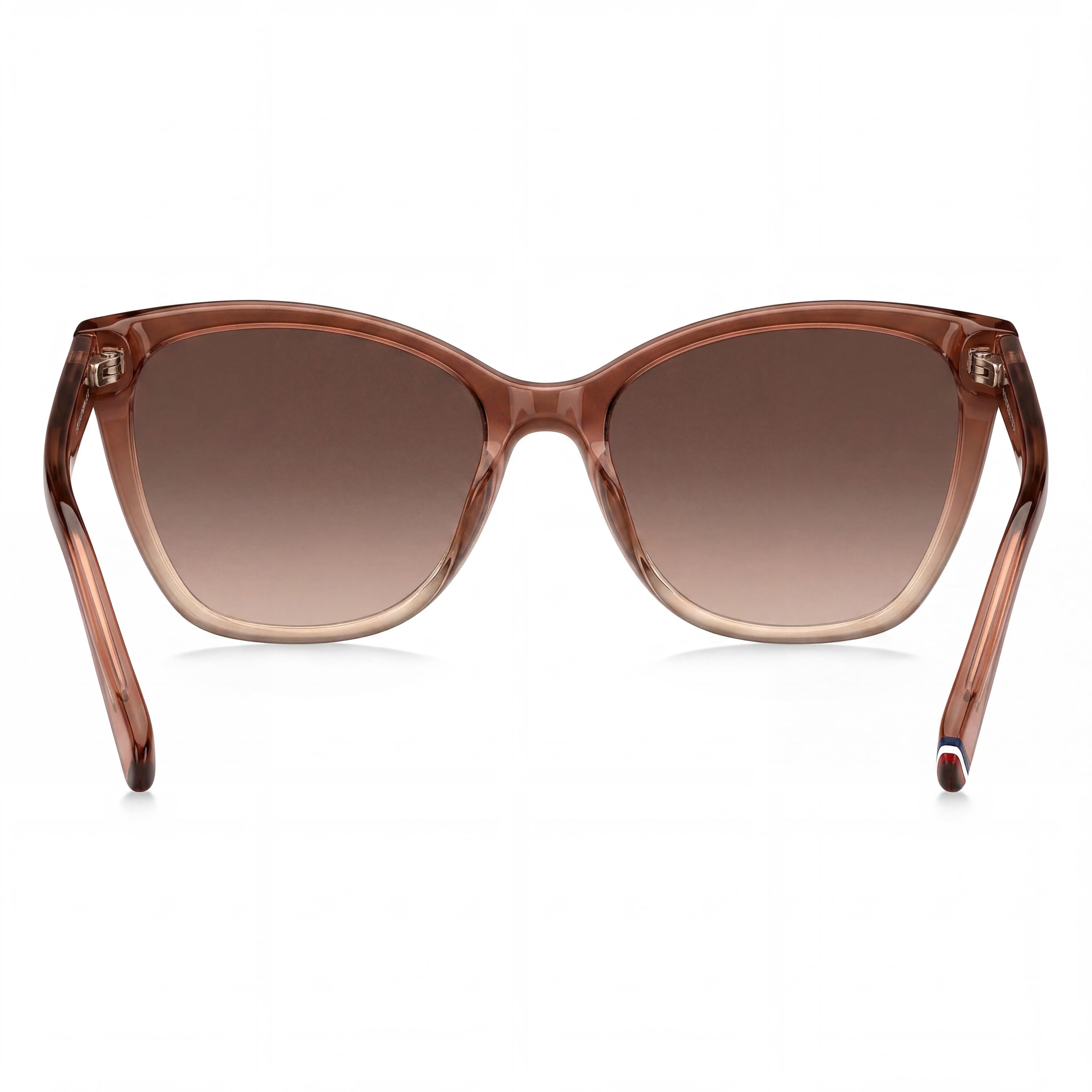 Tommy Hilfiger Th 1981/S Women's Nude Plastic Frame UV Protection Sunglasses Brown Shaded 54mm, Photo 4