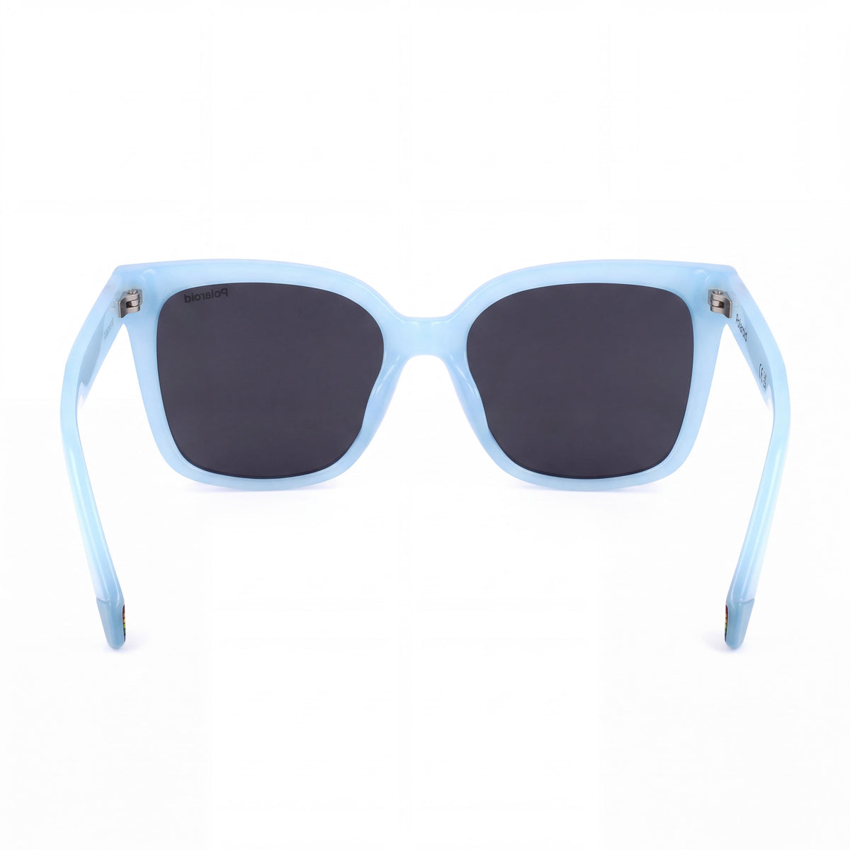 Polaroid 6192/S Sky Blue Black Polycarbonate Grey Polarized UV Protected Sunglasses for Women 54mm, Photo 3
