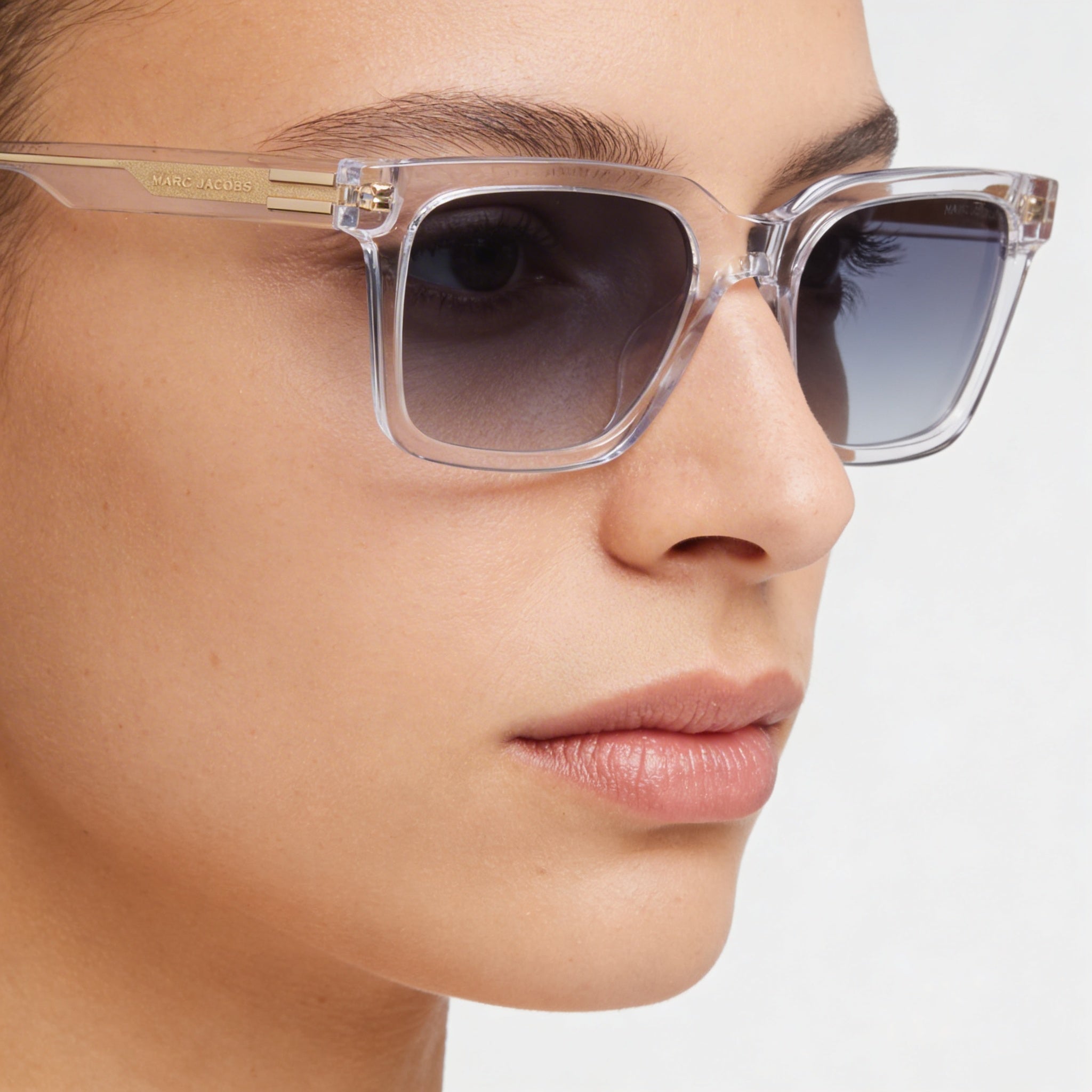 Marc Jacobs Marc 719/S Unisex Acetate Black Brown Mirrored Solid Dark Grey Shaded 100% UV Protection 53mm, Photo 4