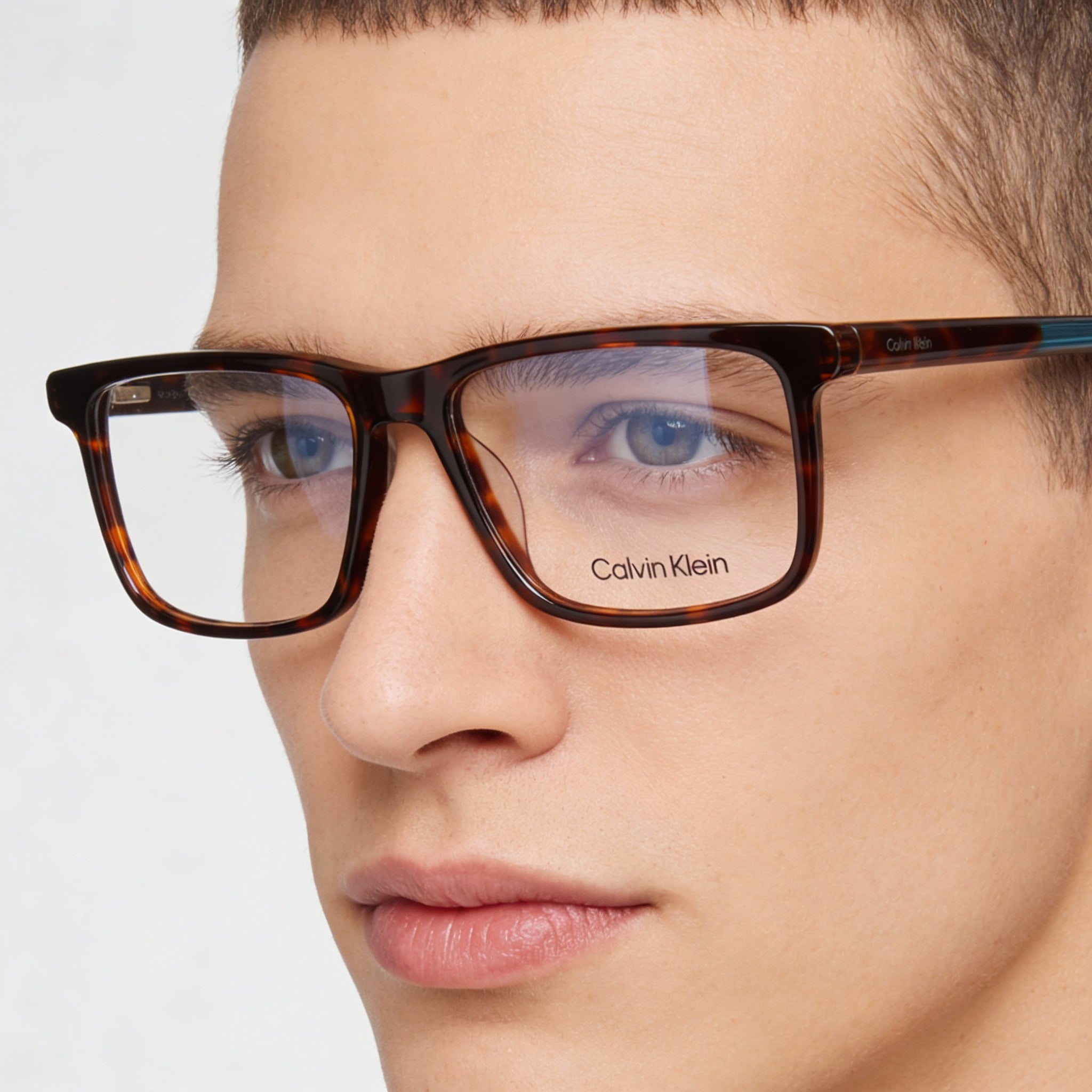 Calvin Klein Ck22544 Unisex Eyewear with Tortoise Metal Frame and Polycarbonate Lenses, Size 55mm, Photo 5