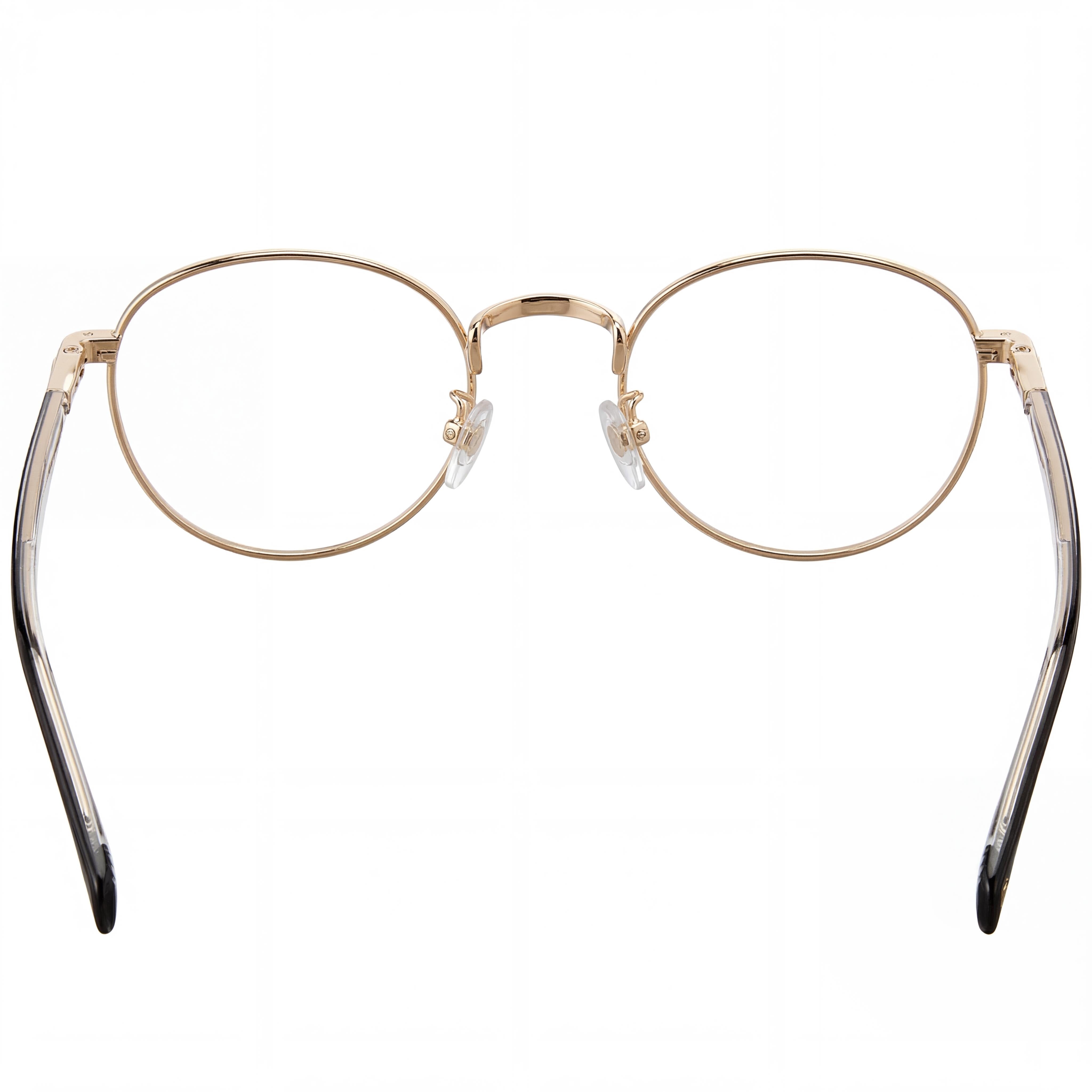 David Beckham Db 1127 Modern Men's Alloy Steel Gold Black Optical Glasses with Polycarbonate Lenses 51mm, Photo 3