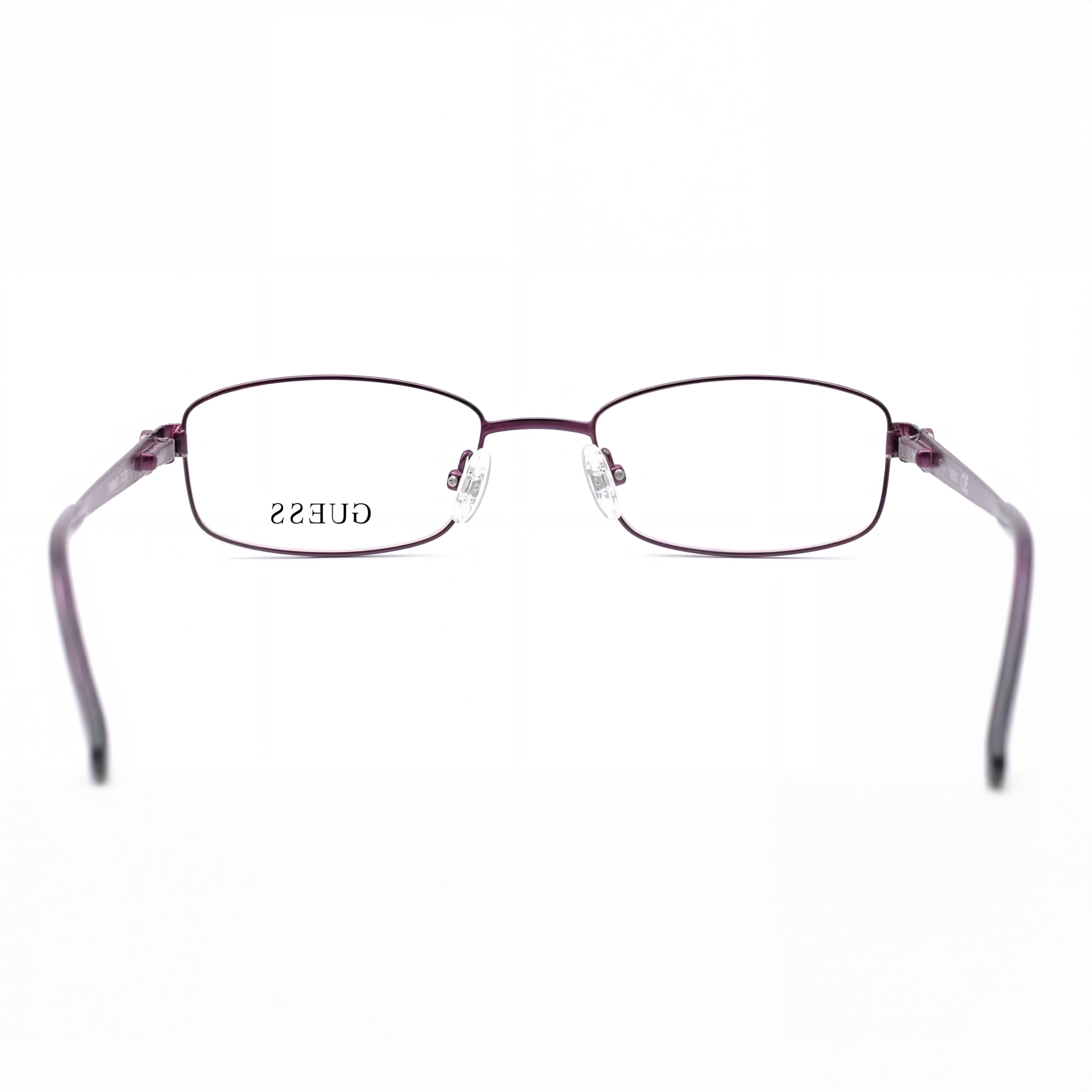 Gafas de vista Guess Gu2524 para mujer con montura metálica en violeta mate y lentes de policarbonato transparente, talla 49-18-135 mm, Photo 3