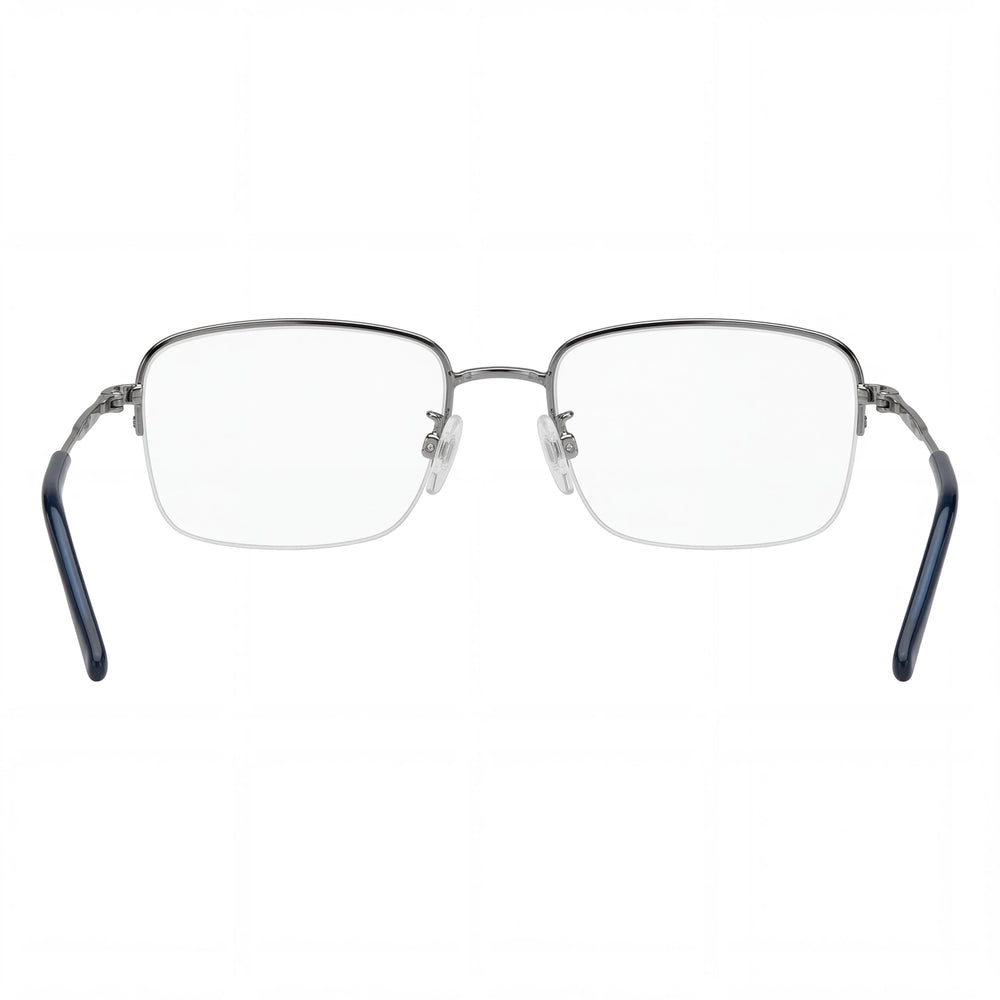 Gafas ópticas Tommy Hilfiger para hombre de aleación de acero y rutenio, lentes de 56 mm, puente de 19 mm y patillas de 145 mm