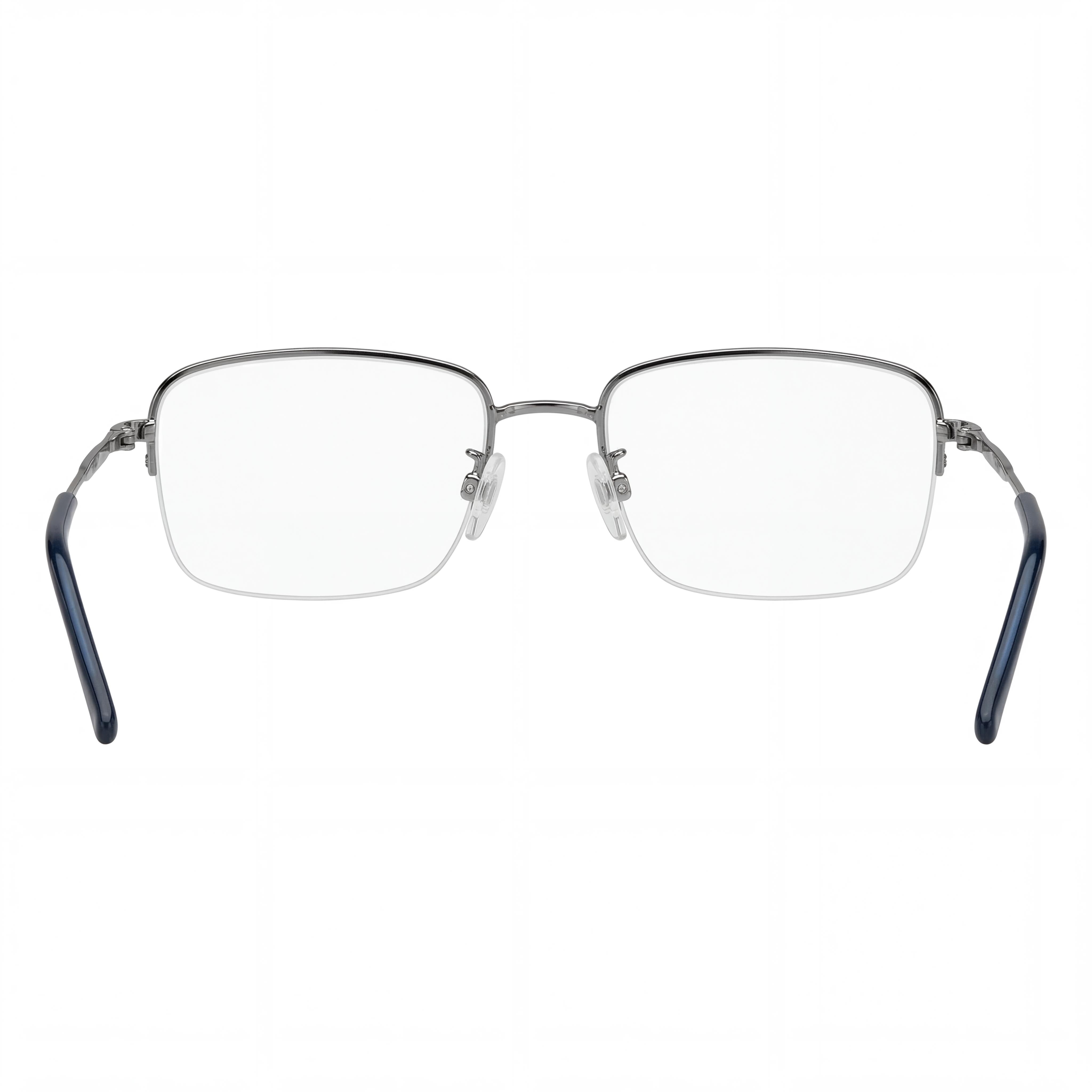 Gafas ópticas Tommy Hilfiger para hombre de aleación de acero y rutenio, lentes de 56 mm, puente de 19 mm y patillas de 145 mm, Photo 3
