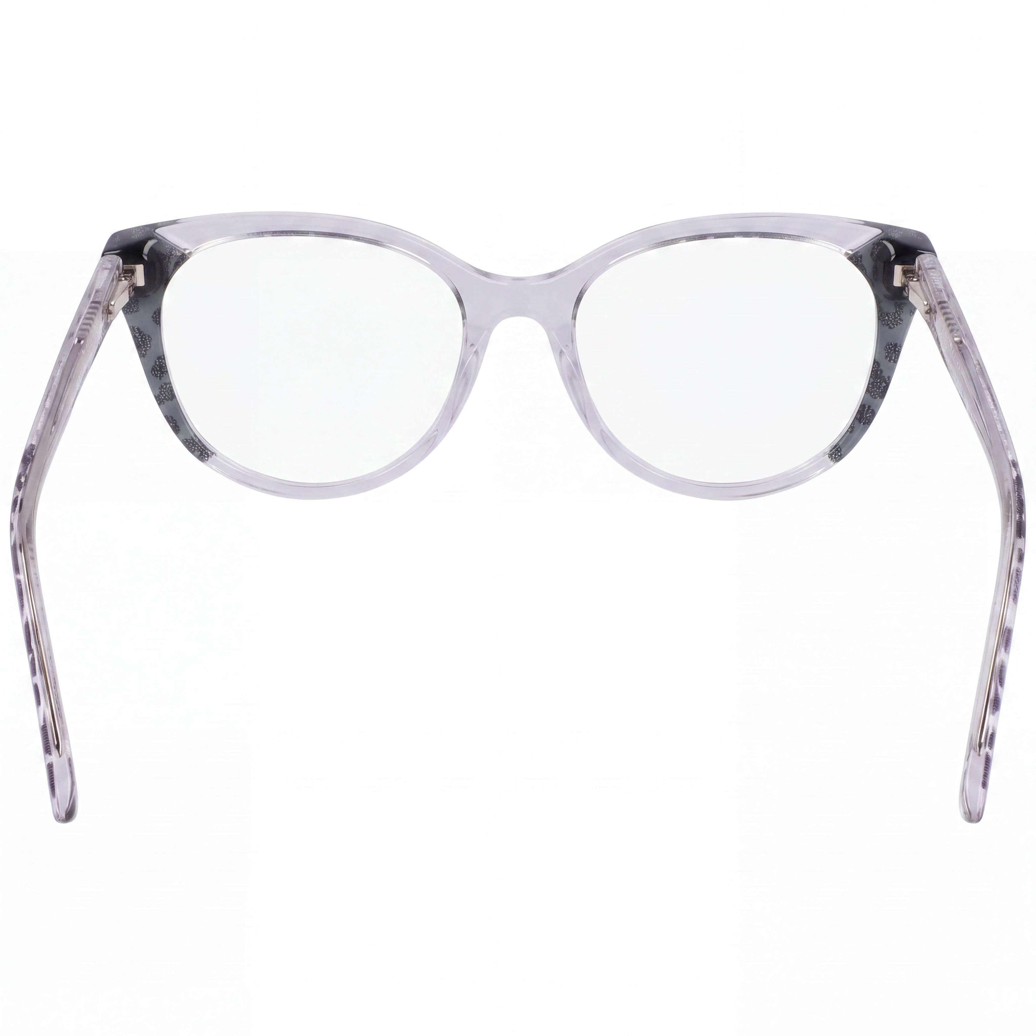 bebe Bb5208 Women's Grey Animal Plastic Full Rim Cat Eye Optical Frame for Prescription Lenses 52-17-135, Photo 4