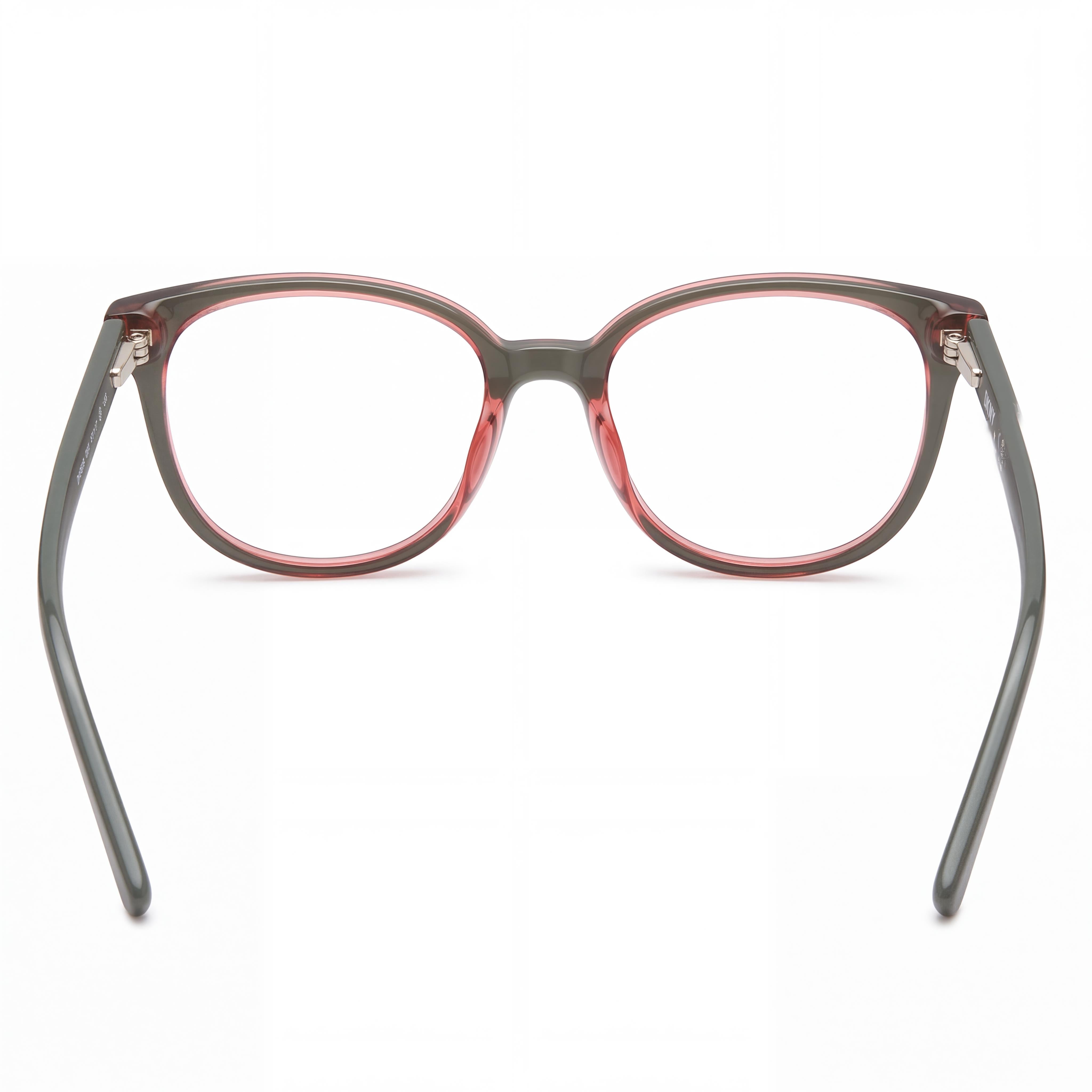 DKNY Modern Men's Non-Polarised Sunglasses with Black/Coral Laminate Acetate Frame - 51mm Lens Width, Photo 3