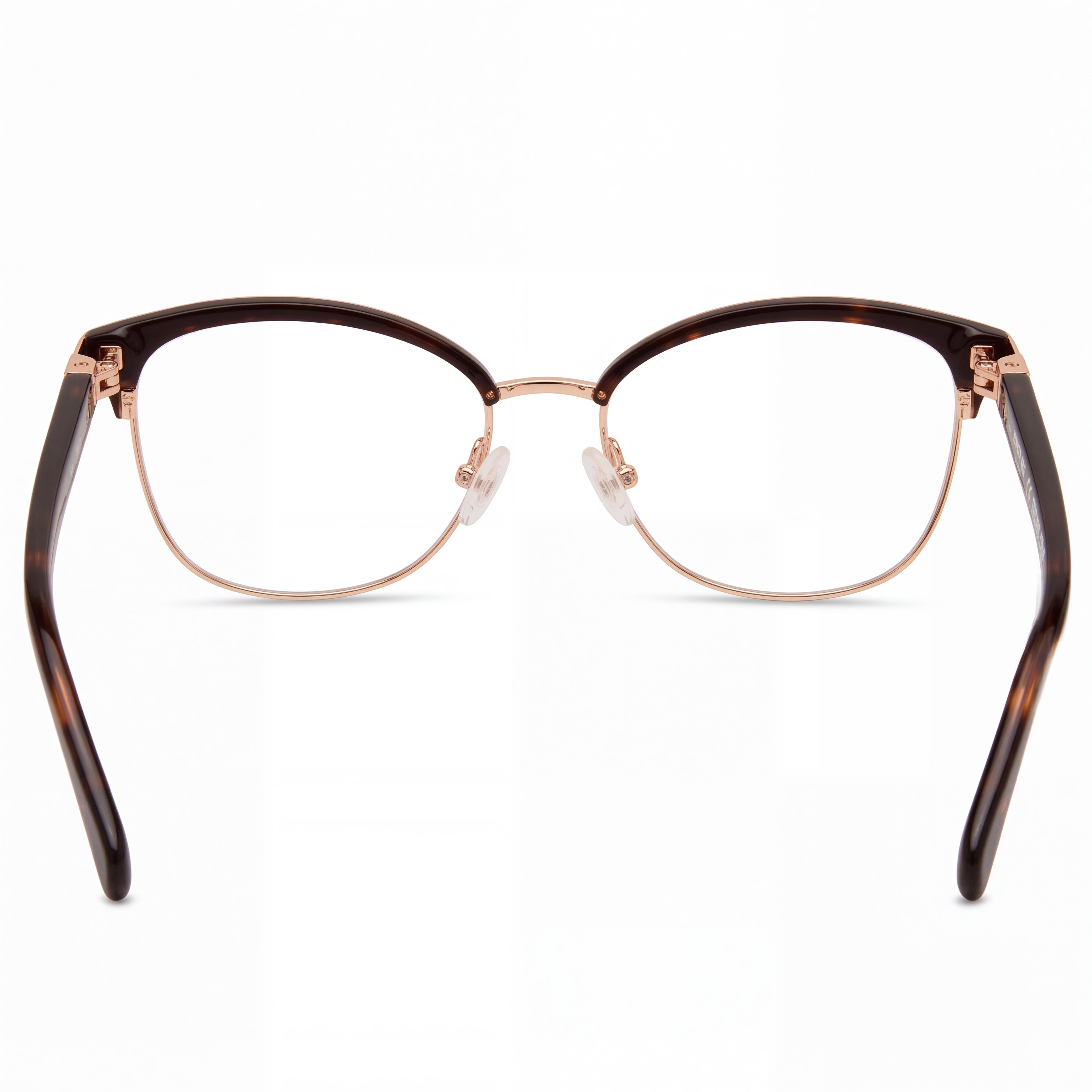 Kenneth Cole New York Kc0329 Gafas con montura de metal marrón oscuro brillante para hombre, 55mm, Photo 3