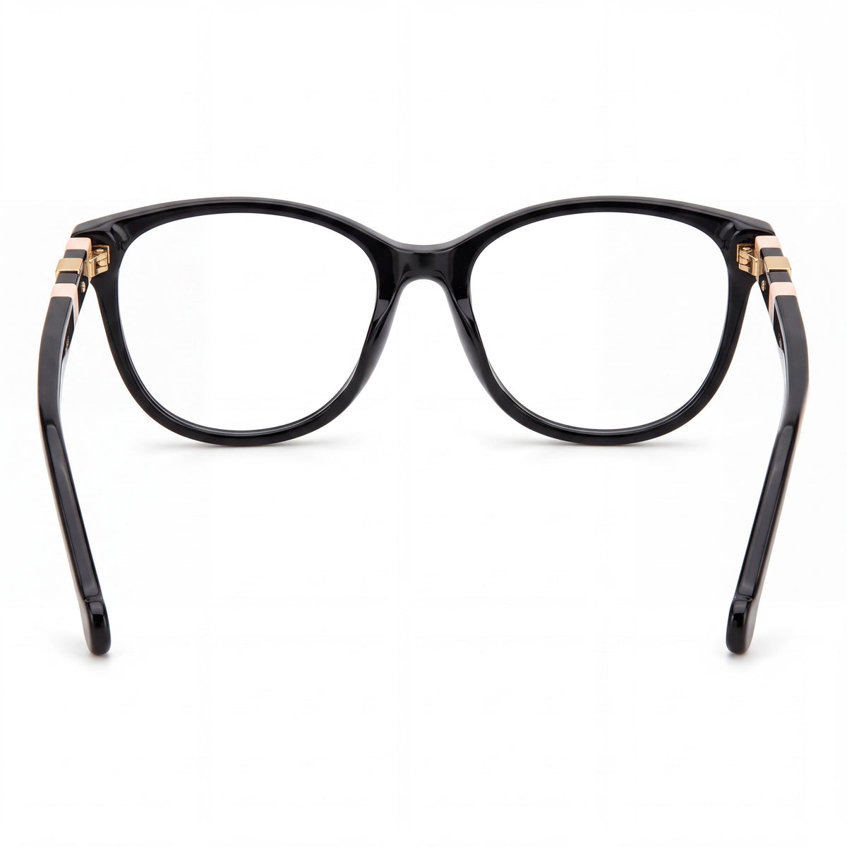 Carolina Herrera CH 0048 Women's Acetate Frame, Black Pink, Non Polarized Polycarbonate Lenses, 53mm, Photo 4