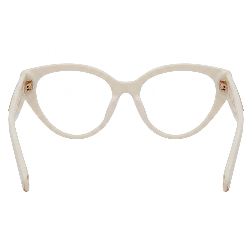 Gafas Philipp Plein Classic para mujer de acetato amarillo claro dorado de 54 mm