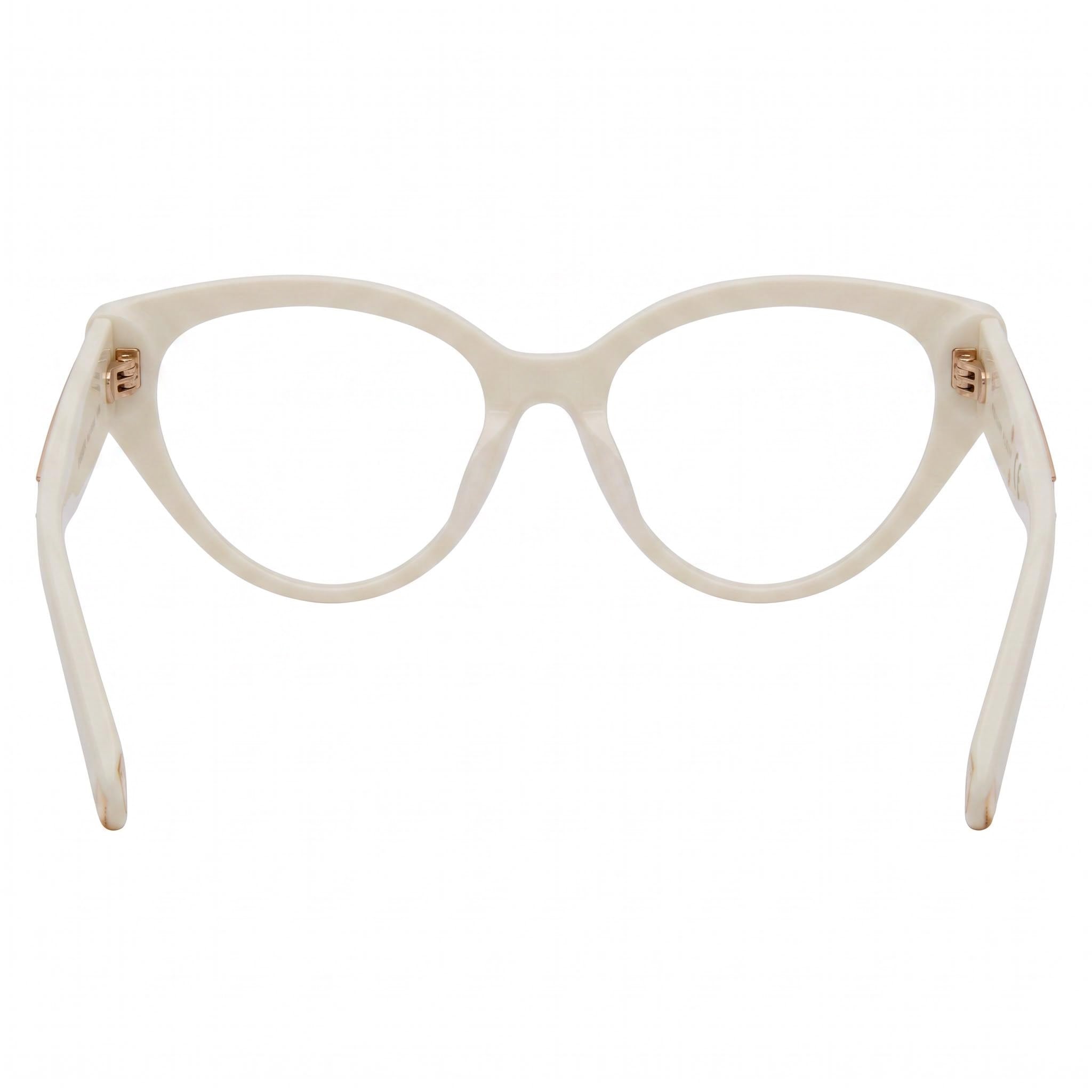 Philipp Plein Classic Women's Light Yellow Gold Acetate Eyeglasses 54mm, Photo 3