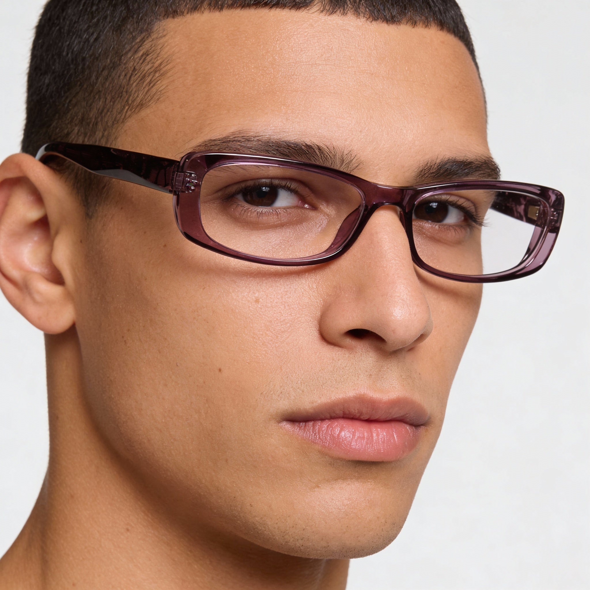 Giorgio Armani 647_npb Men's Purple Plastic Eyeglasses 51mm, Photo 4