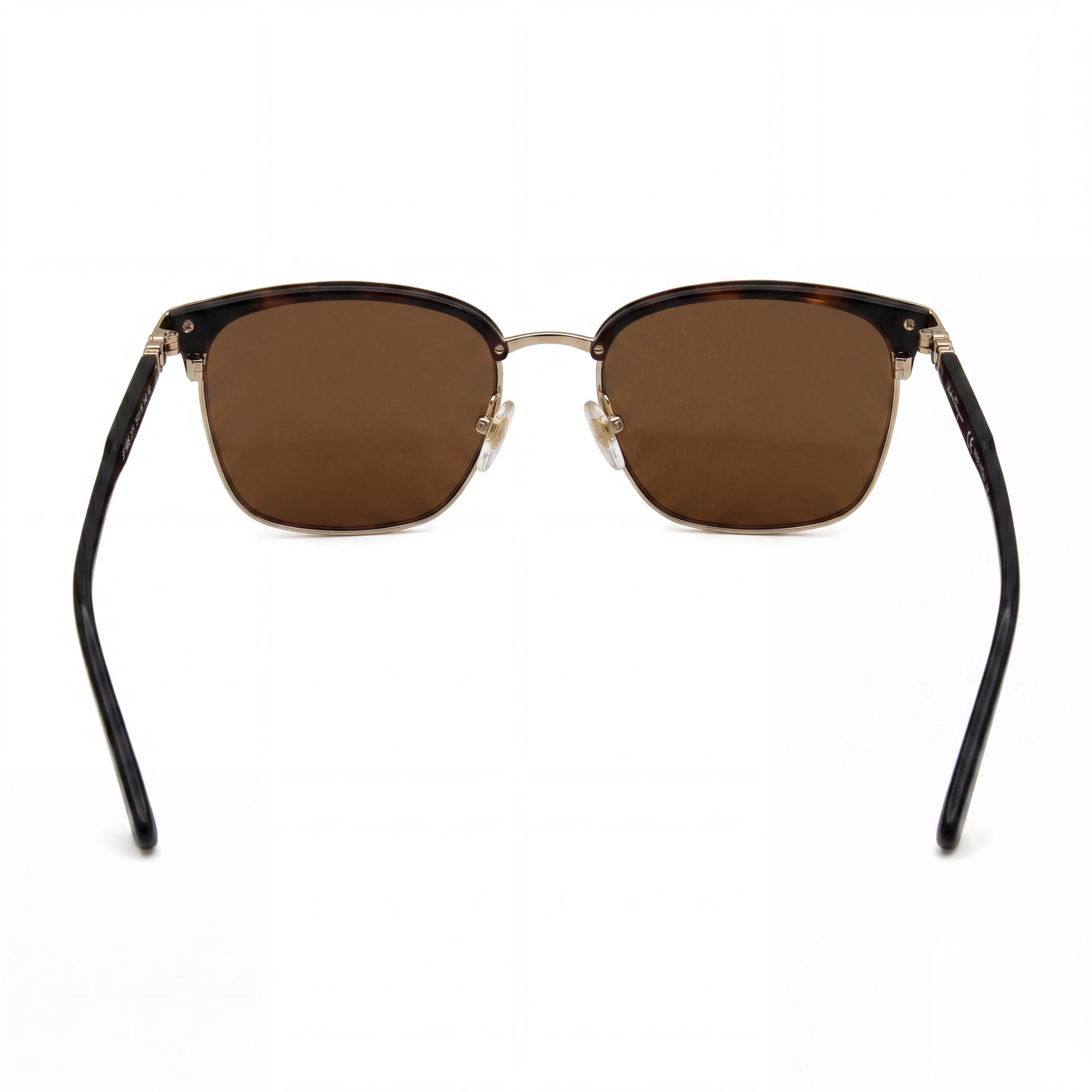 Gafas de sol metálicas Salvatore Ferragamo para mujer, Havanna, oro brillante, montura marrón, lentes con destello dorado y marrón de 54 mm, protección UV, Photo 4