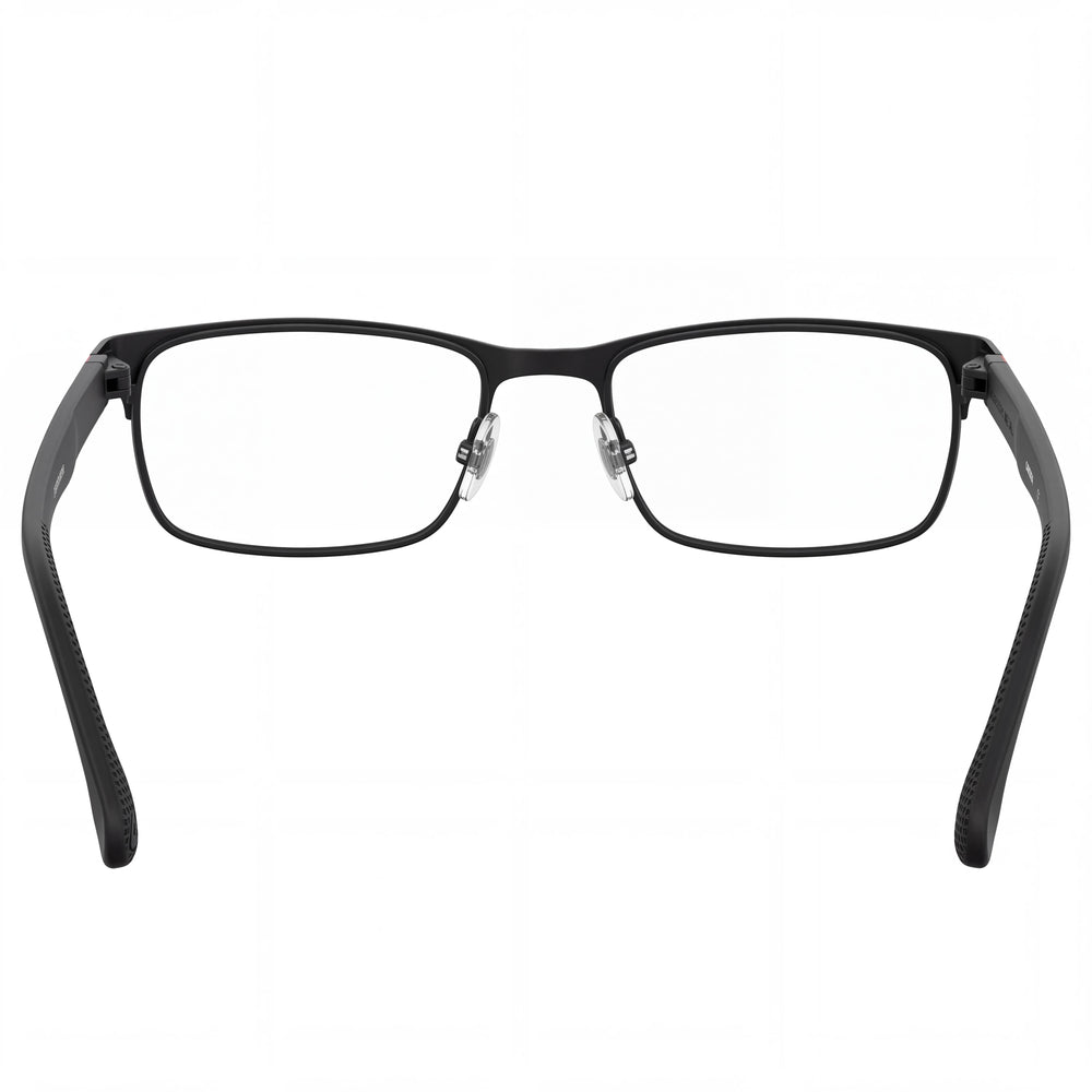 Carrera Women's Eyeglasses - Carrera 8849 Model - Matte Black Metal Full-Rim Rectangle Frame - Size 57mm