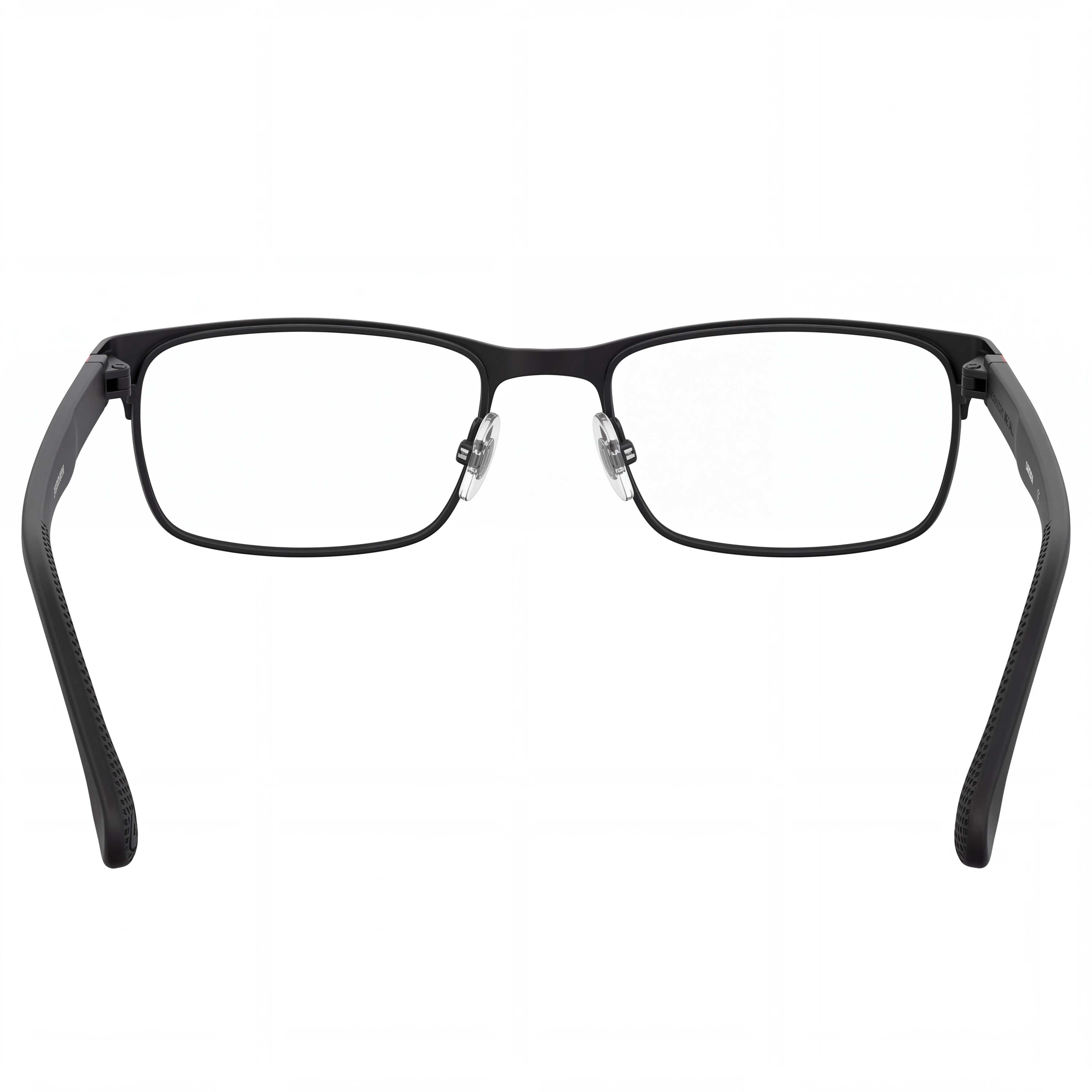 Carrera Women's Eyeglasses - Carrera 8849 Model - Matte Black Metal Full-Rim Rectangle Frame - Size 57mm, Photo 3