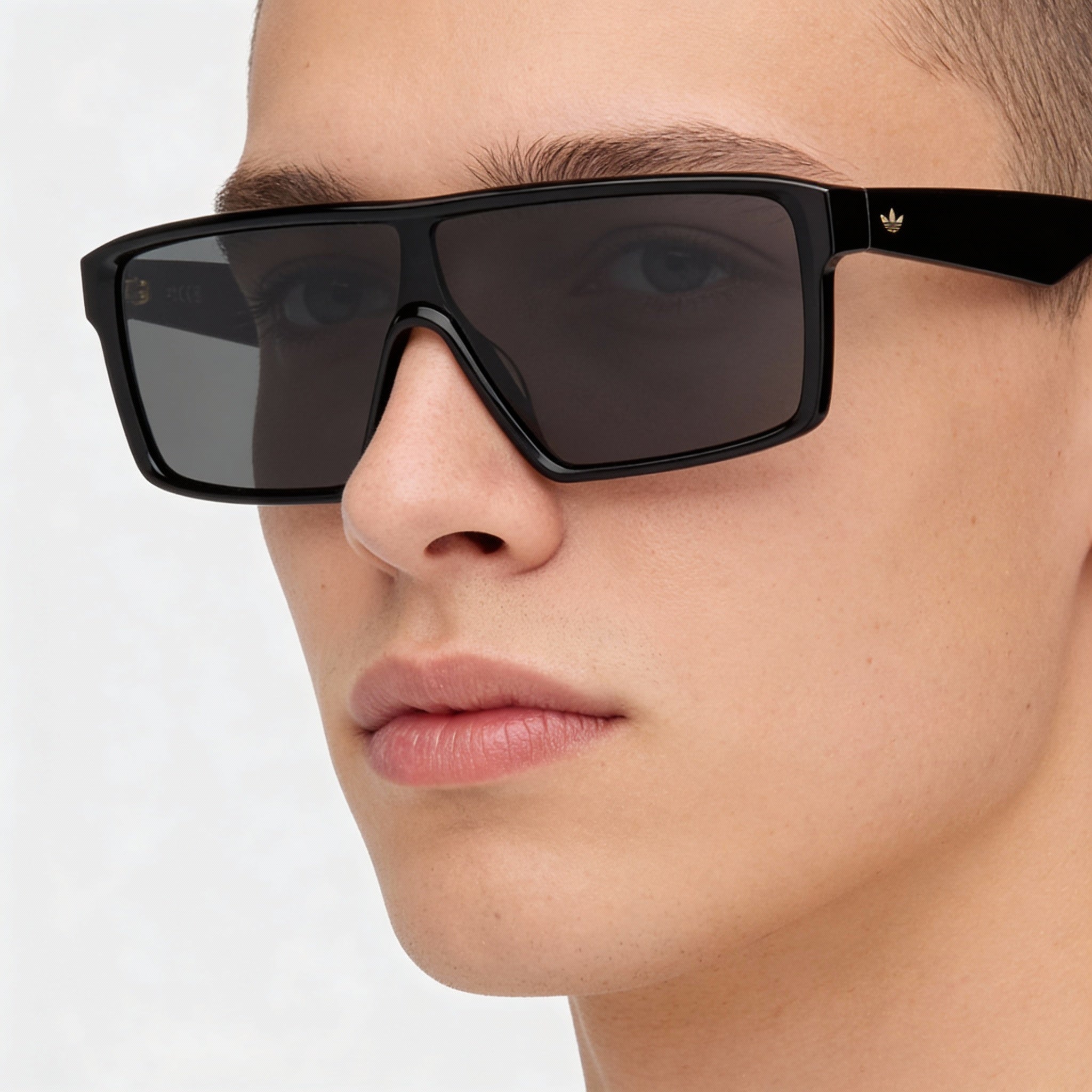 Adidas Originals Injected Sunglasses Unisex Black Acetate Frame Green Non-Polarized Lenses 18mm Bridge 150mm Temple, Photo 5