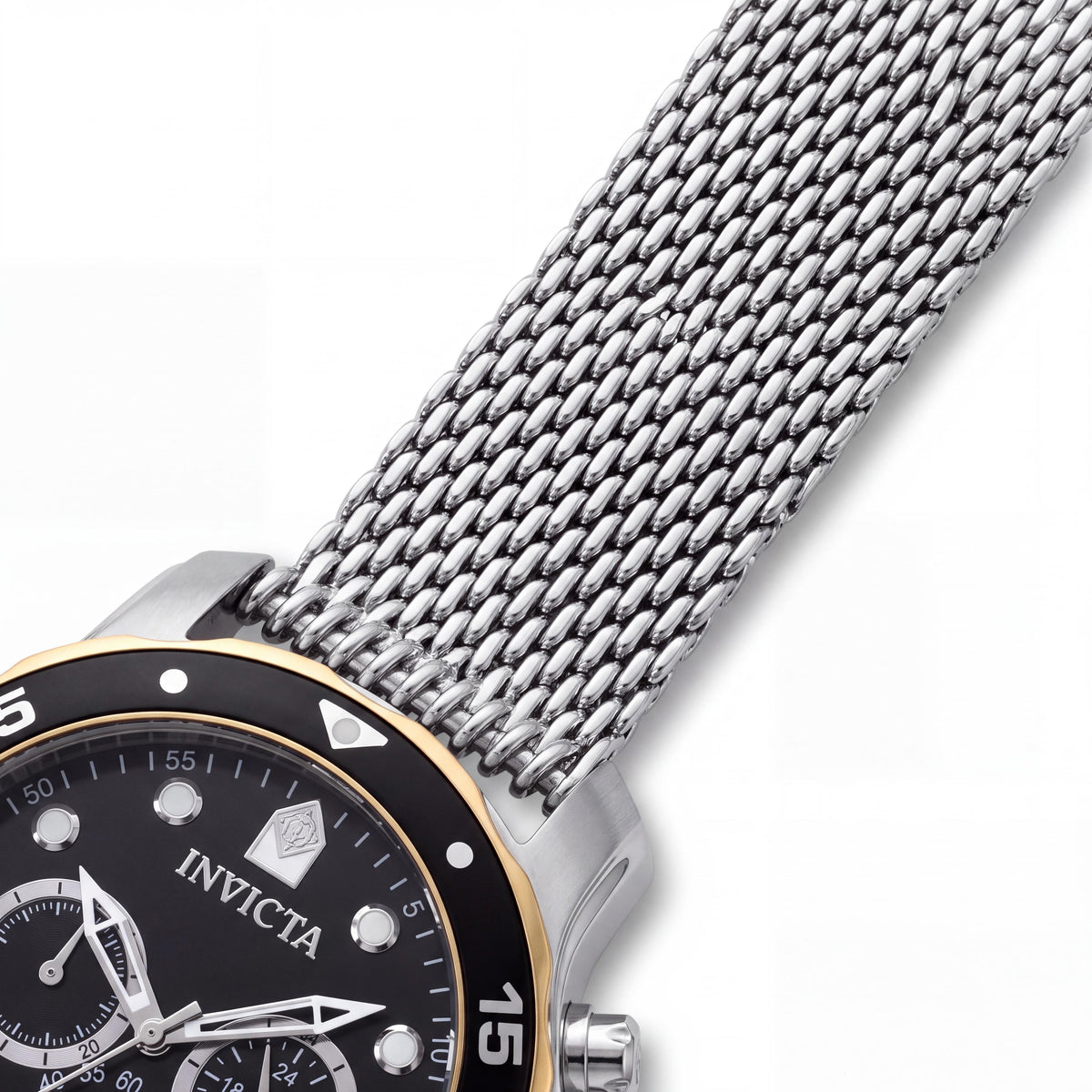 Invicta Pro Diver 48073 Men's Black Dial Stainless Steel Bracelet Quartz Watch 48mm, Photo 3