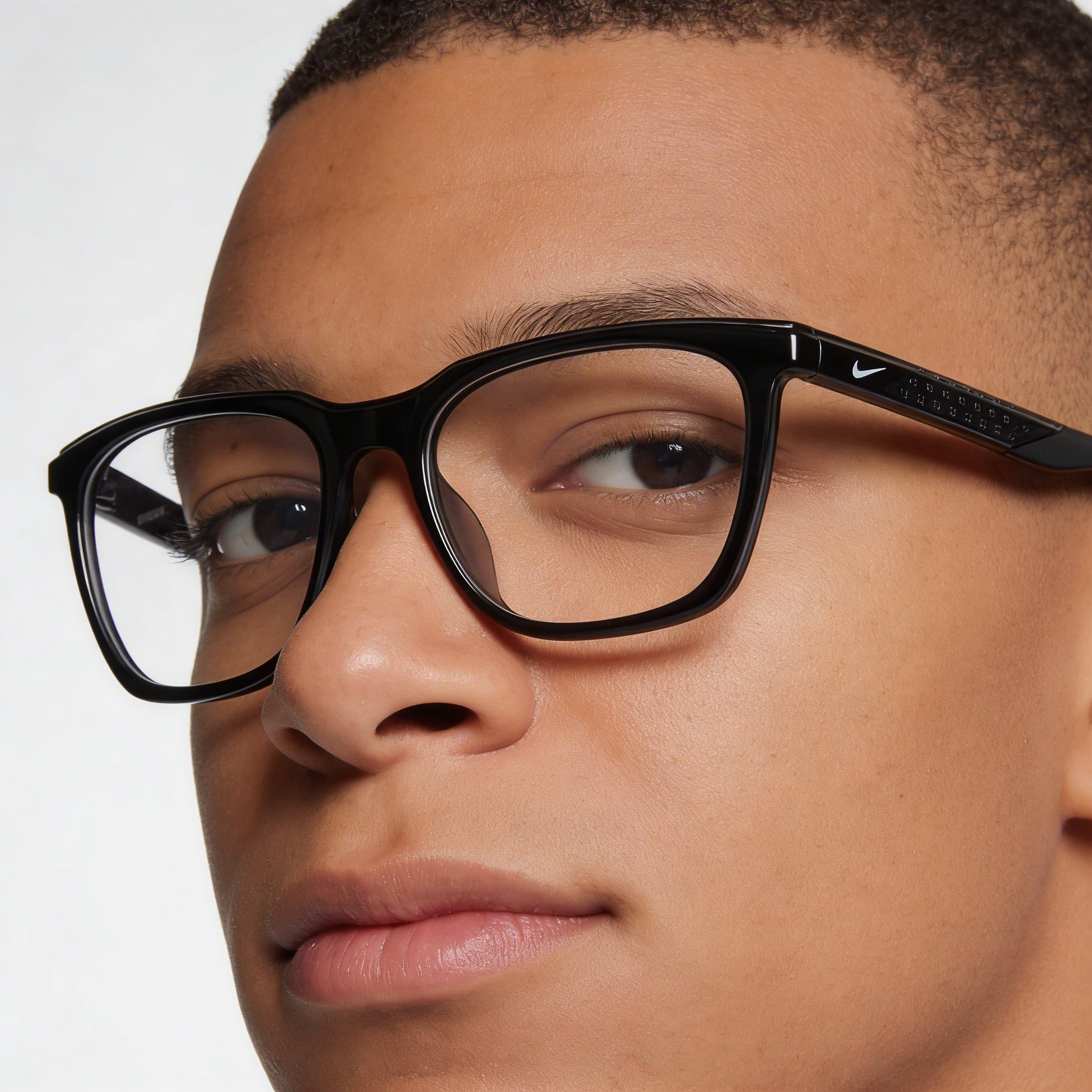 Nike 7273 Unisex Full Rim Square Plastic Prescription Ready Optical Eyeglasses Anthracite 53-18-140, Photo 4