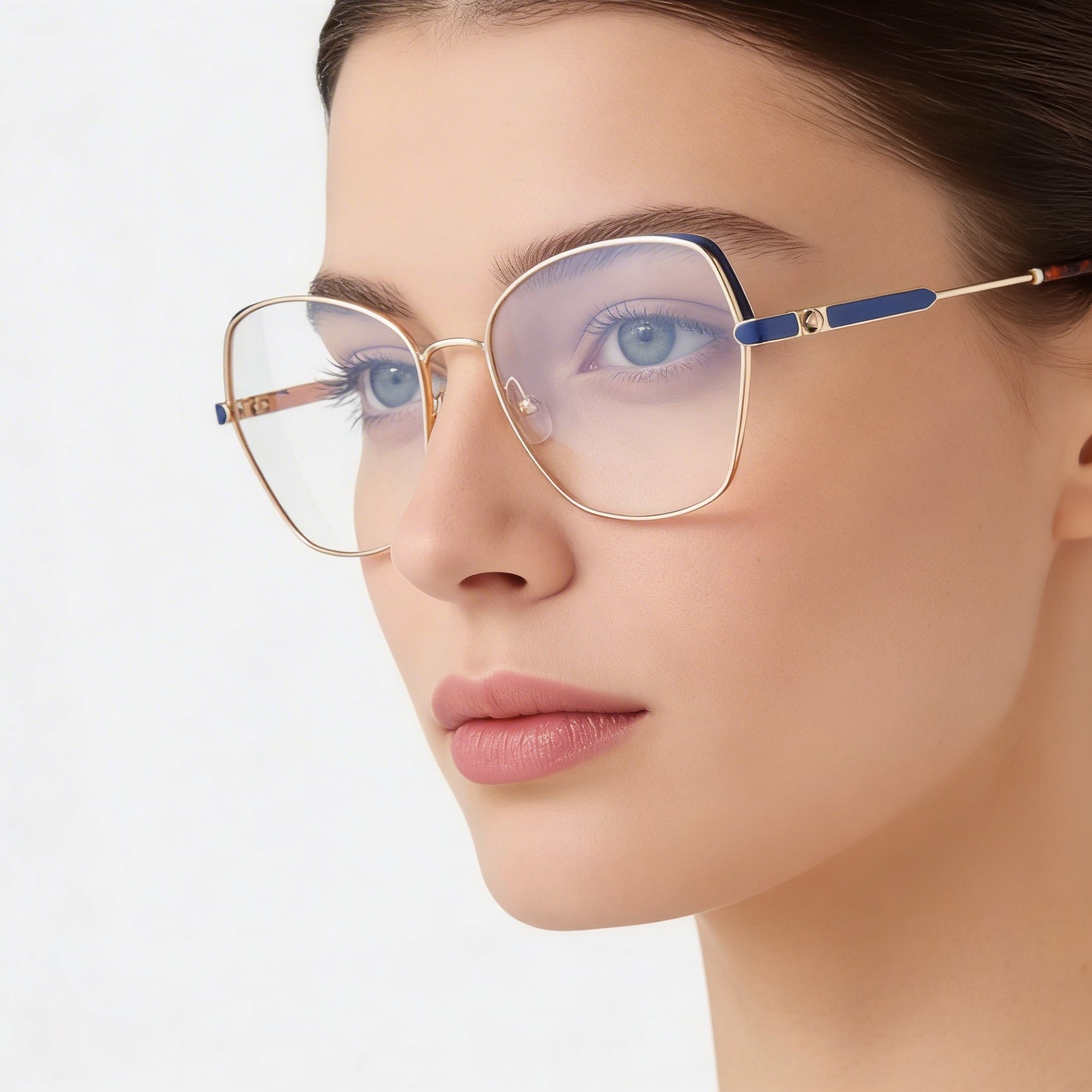 Kate Spade New York Casual Women's Gold Blue Acetate Frame Polarized Polycarbonate Sunglasses 47.5mm, Photo 5