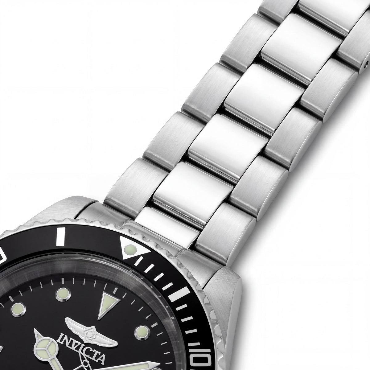 Invicta Pro Diver 8926OB Unisex Automatic Self-Wind Chronograph Watch, Black Silver Case, Water Resistant 40mm, Photo 3