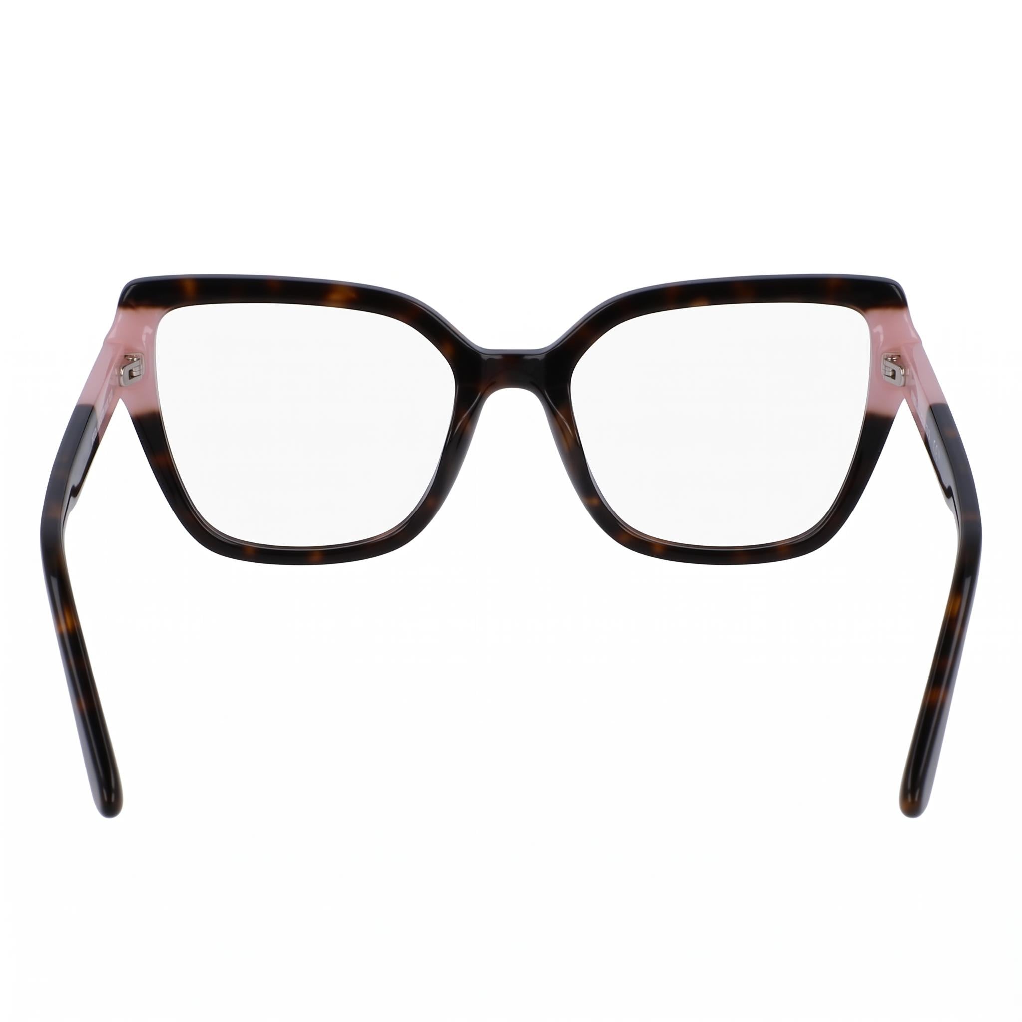KARL LAGERFELD Modern Women's Acetate Dark Tortoise Rose Non-Polarised 53mm Sunglasses, Photo 3