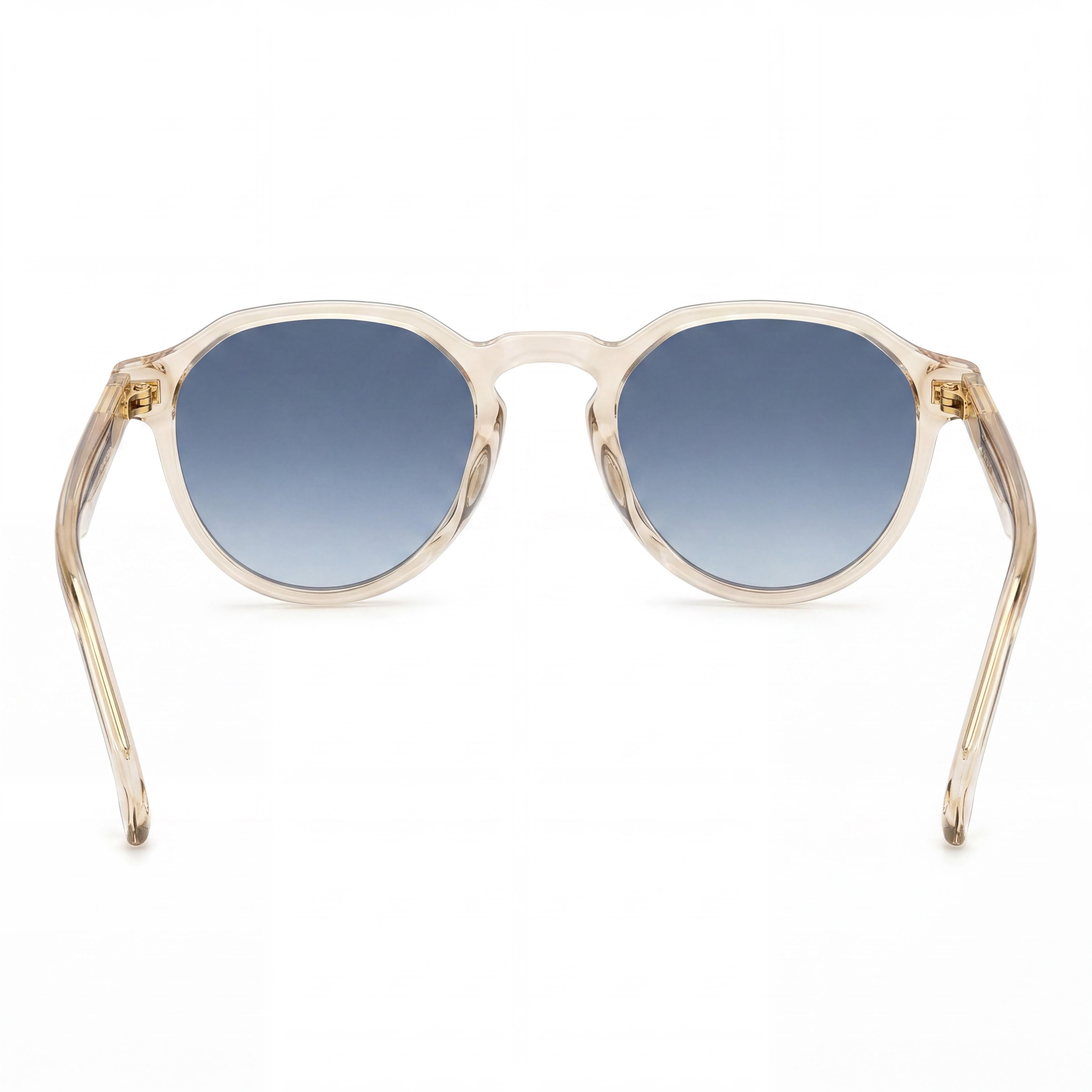 Gafas de sol unisex Carrera 314/S con montura de acetato, color beige azul oscuro y lentes azul oscuro, protección UV de 50 mm., Photo 4