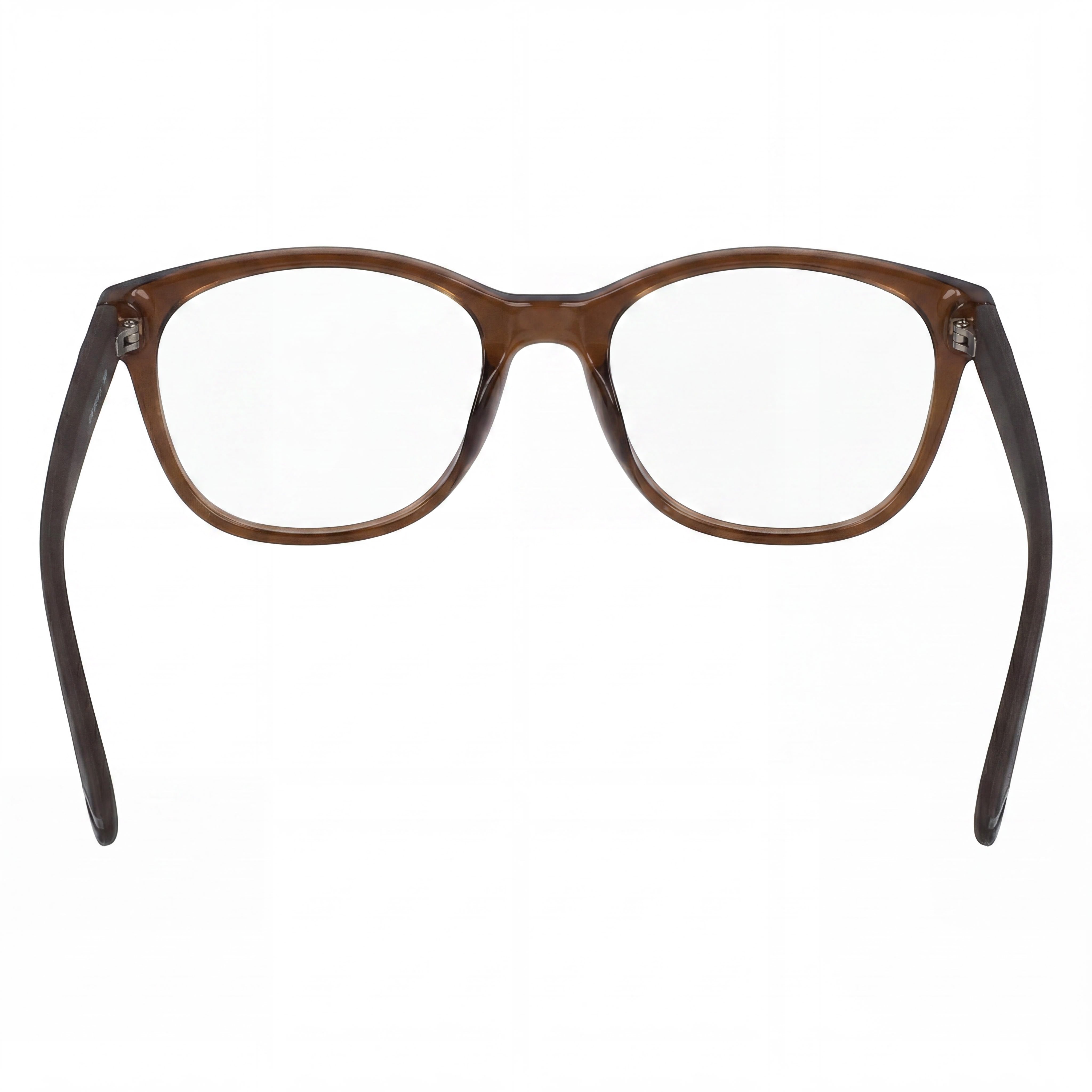 Calvin Klein Ck19572 Women's Optical Eyeglasses with Crystal Amber Brown Plastic Frame and Clear Lenses 52mm, Photo 3