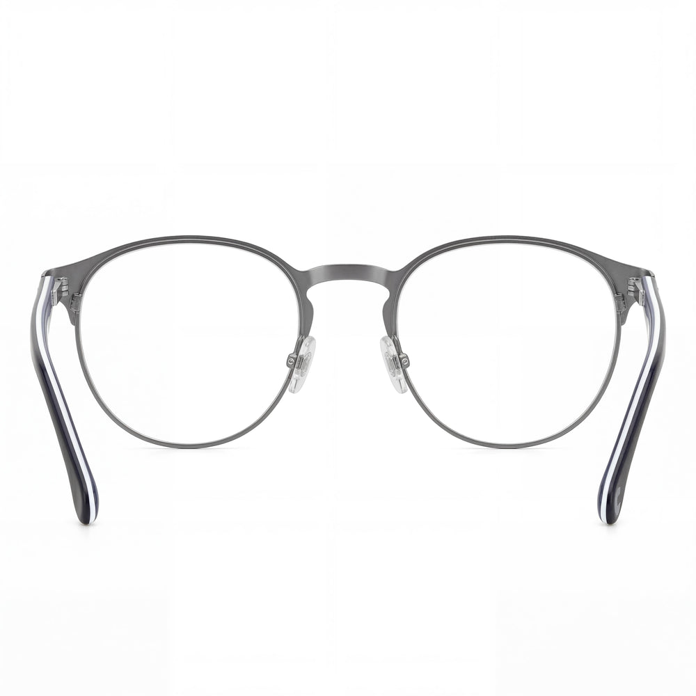 Gafas de mujer Carrera Minimalist de acero inoxidable, rutenio oscuro mate, no polarizadas, 50mm