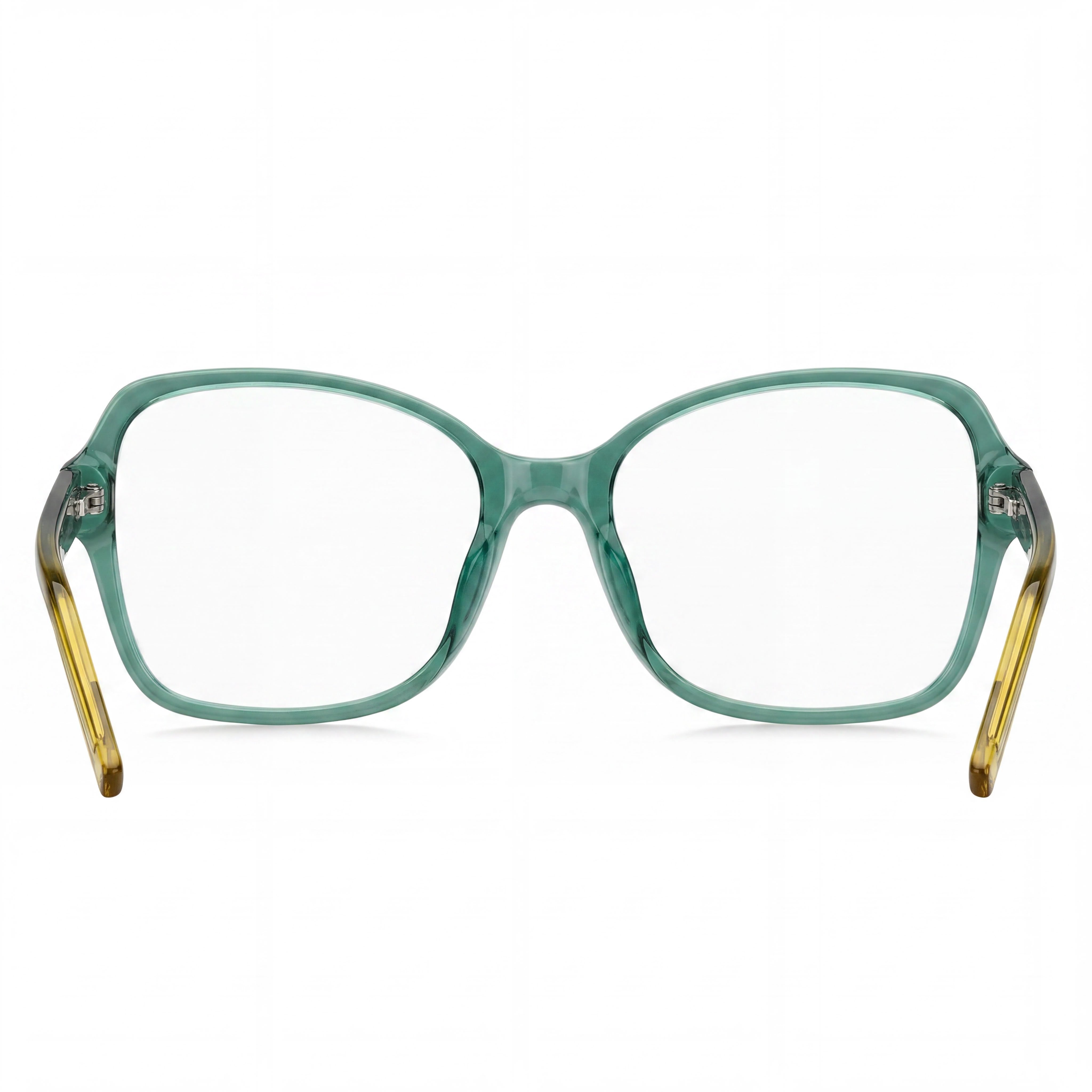 Gafas de sol modernas para mujer Hugo Boss con montura de acetato en amarillo verde y lentes a juego en amarillo verde, 53 mm, Photo 2