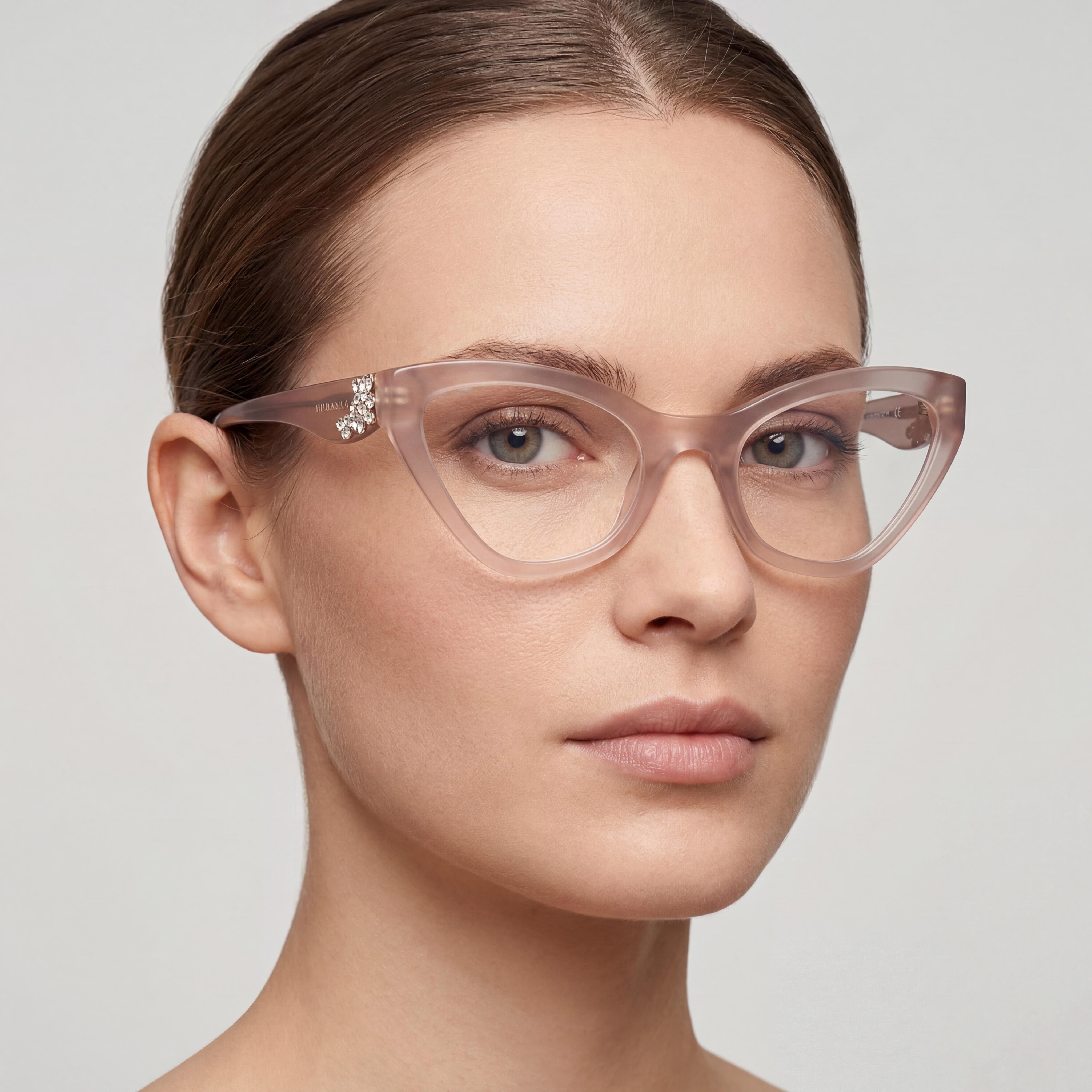 Gafas GUESS by Marciano Gm50038 de plástico brillante beige para mujer con lentes de policarbonato 53/21/140, Photo 5