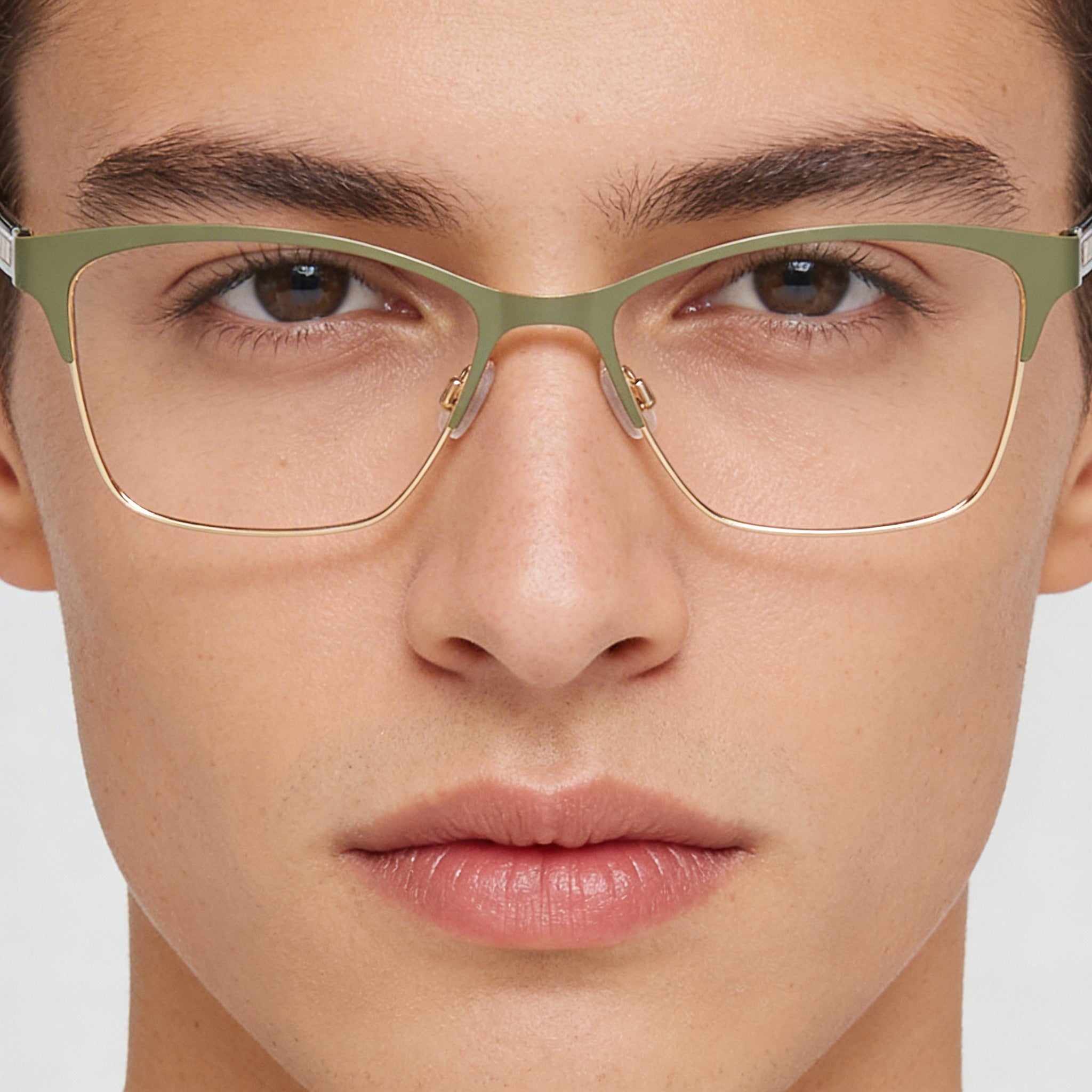 DKNY Dk3008 Unisex Eyeglasses with Metal Frame and Polycarbonate Lenses, Cargo Gold Color, 53mm Lens Width, Photo 4