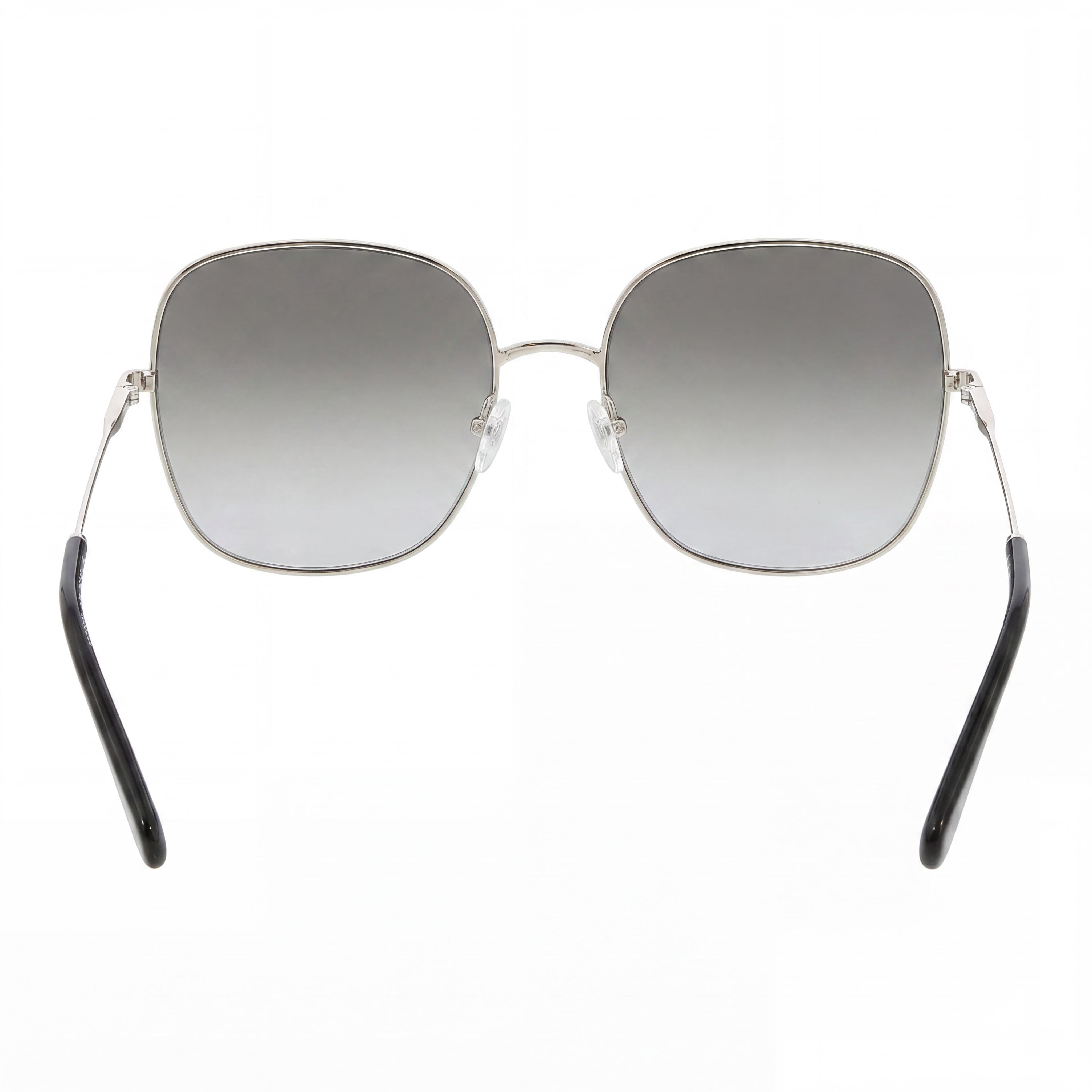 Gafas de sol Salvatore Ferragamo Clásicas de Mujer, Plástico Plateado, Lente Degradado Gris con Protección UV 59mm, Photo 3