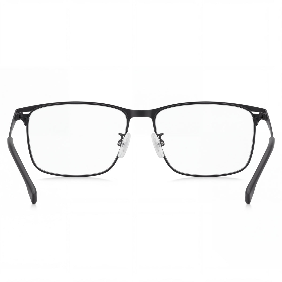Hugo Boss BOSS 1467/F Classic Unisex Matt Black Metal Frame Eyeglasses with Polycarbonate Lenses, 57mm Lens Width, Photo 4