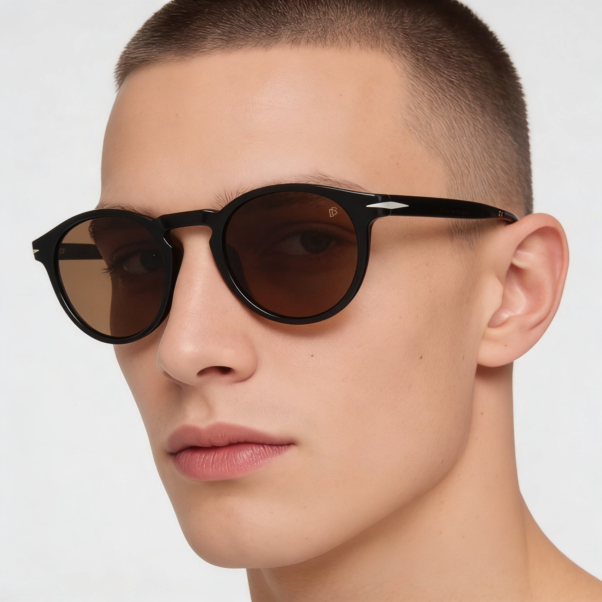 David Beckham DB 1036/S Unisex Black Plastic Frame 100% UV Protection Non-Polarized Sunglasses 49mm, Photo 4