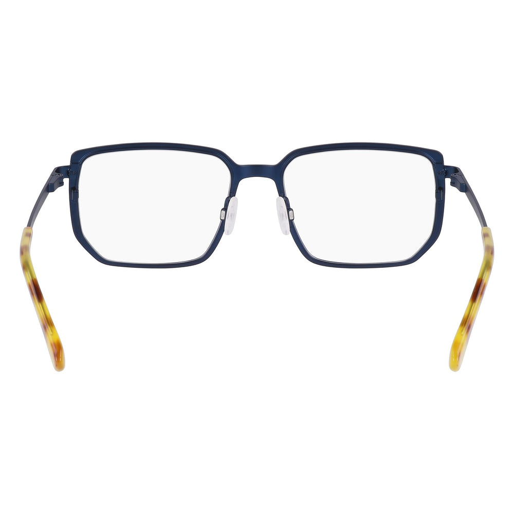 MCALLISTER Mc4531 Men's Navy Metal Frame Clear Polycarbonate Lens Eyewear 55mm Lens Width