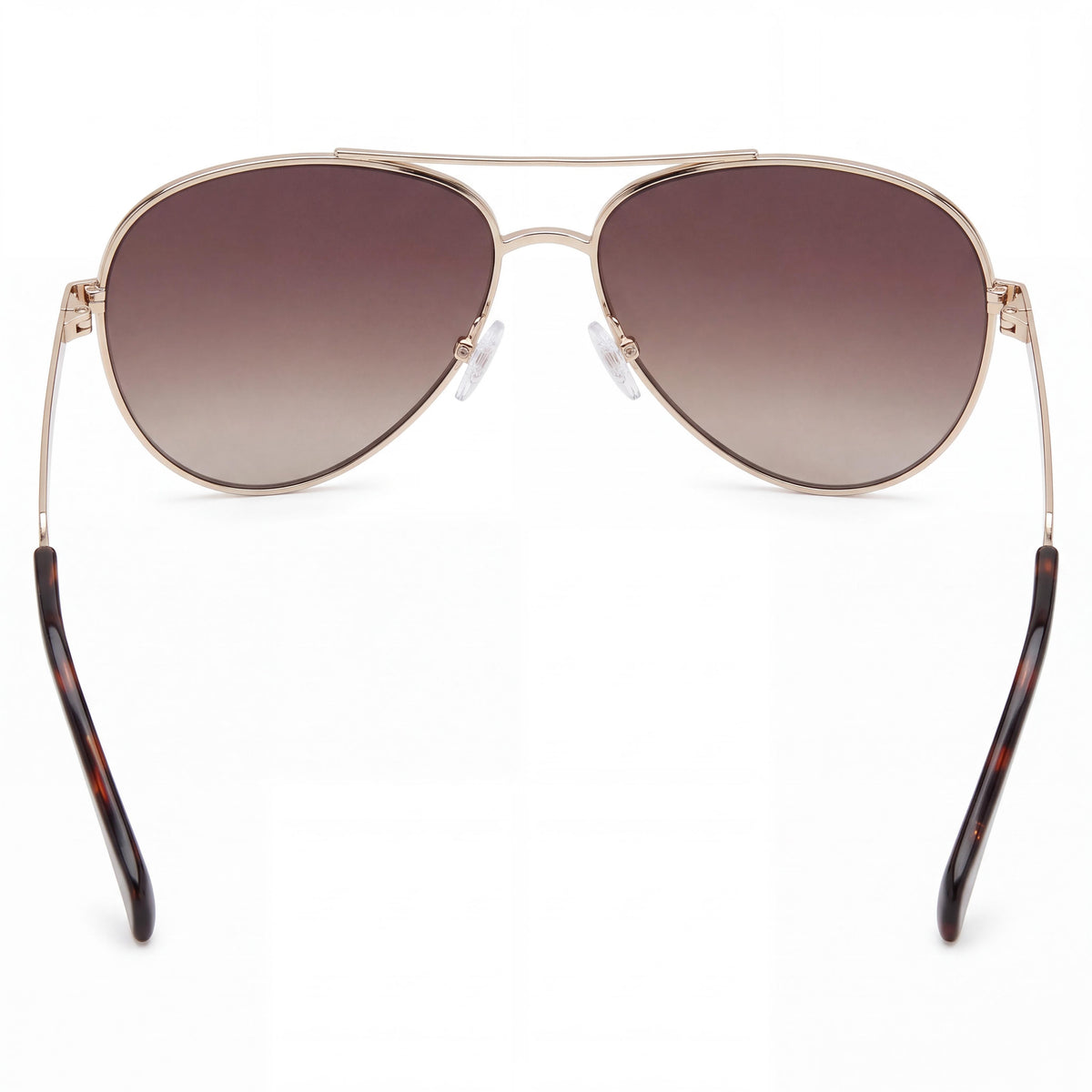 Gafas de sol Fossil Fos 3141/G/S para mujer, armazón de acero inoxidable, lente de acero inoxidable en oro claro, protección UV, 59 mm, Photo 3