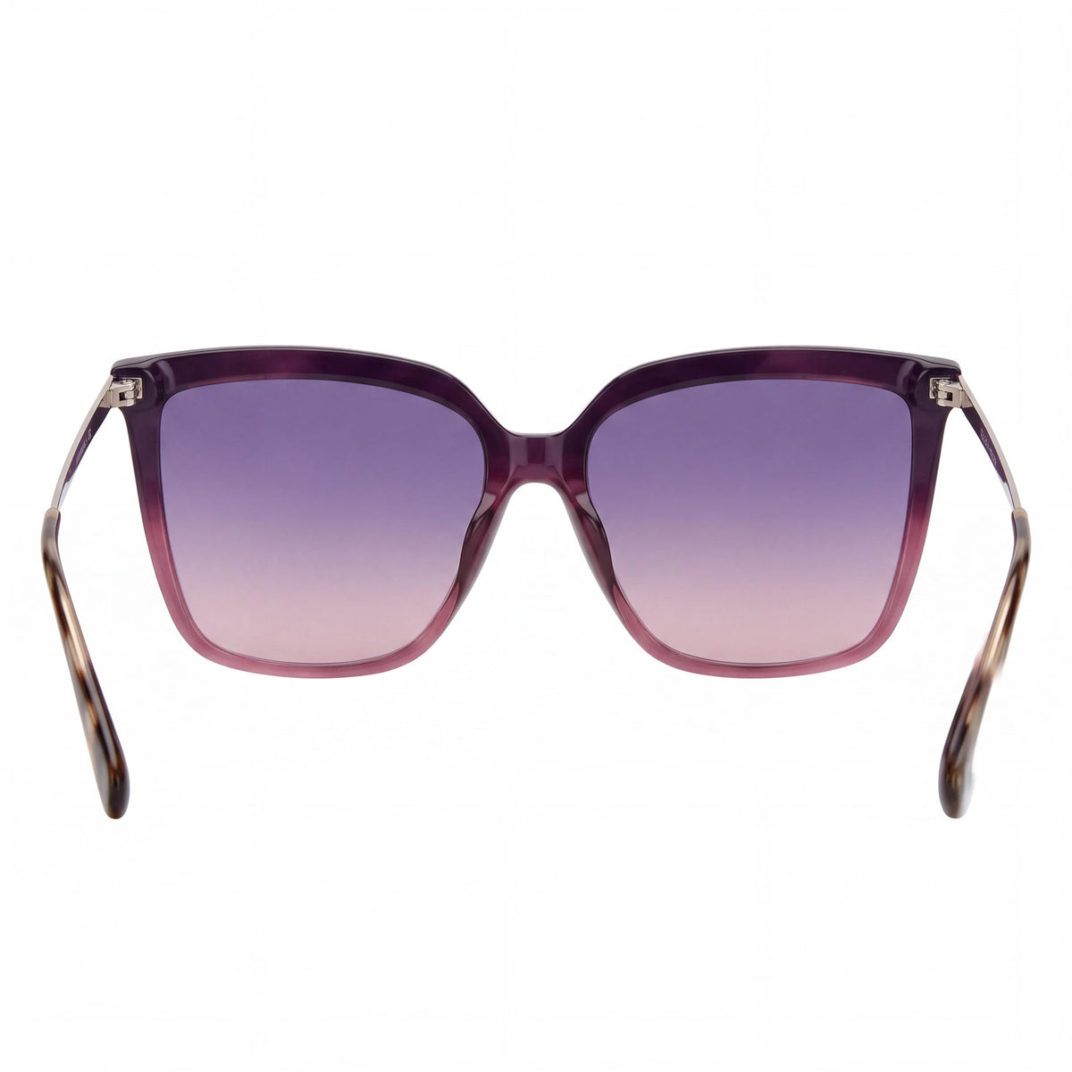 Max & Co. MO004371W55 Women's Casual Plastic Sunglasses Bordeaux Gradient Blue Non-Polarized 55mm, Photo 4