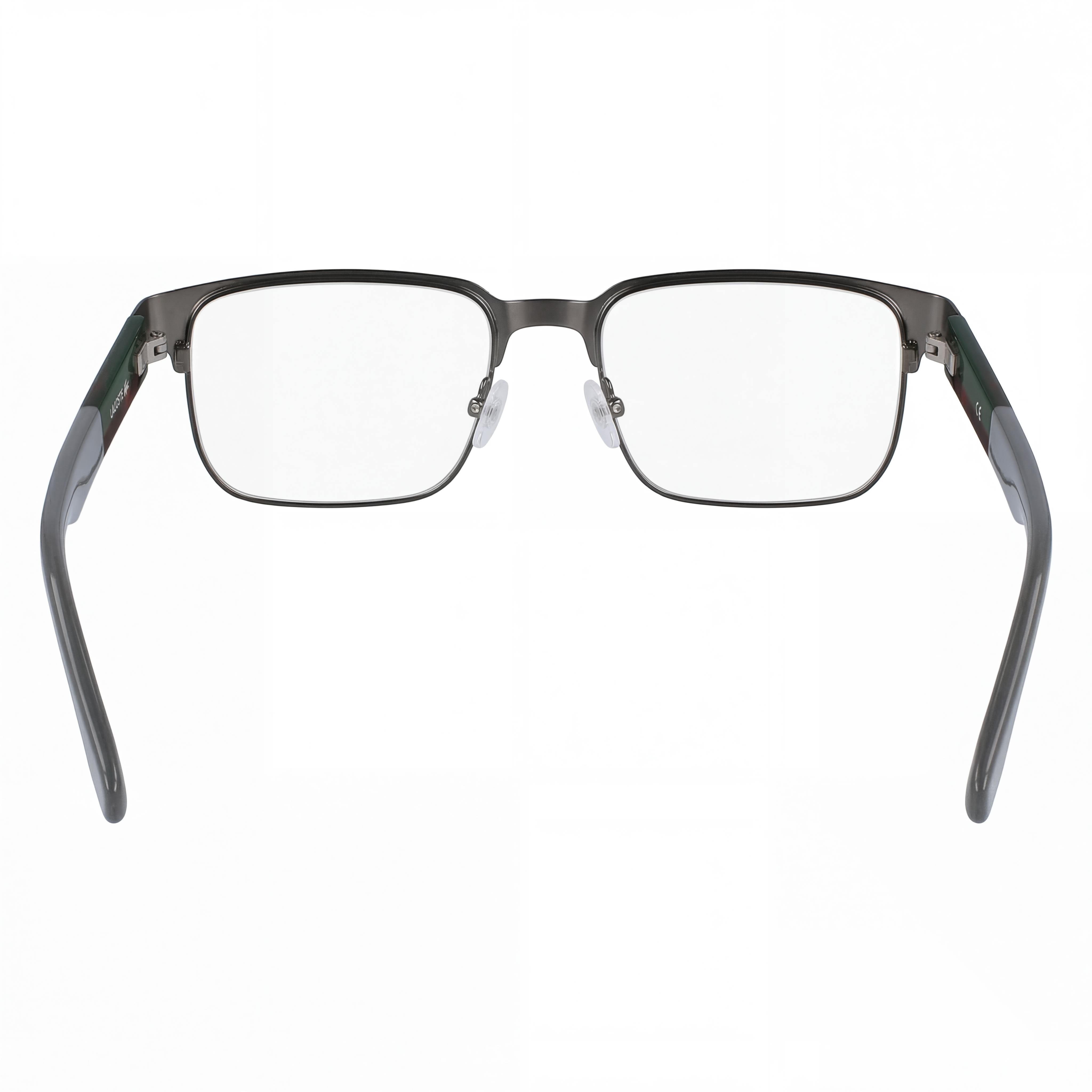 Lacoste L2290 Unisex Modern Polarized Green Metallo Frame Sunglasses with Green Polycarbonate Lenses 55mm, Photo 3