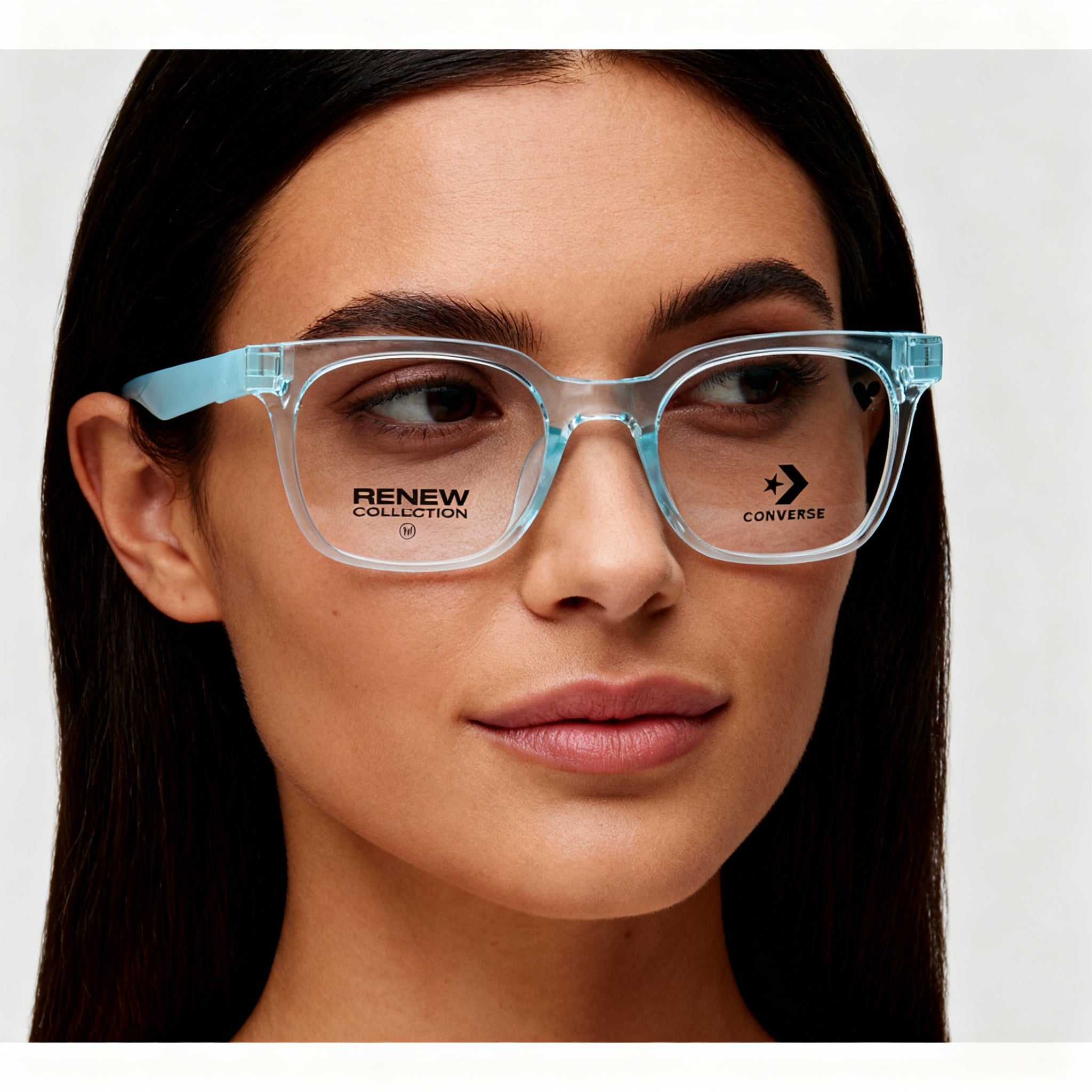 Converse Modern CV5078 Women's Injected Frame Crystal Aqua Mist Non-polarised Polycarbonate Eyewear 50mm, Photo 4